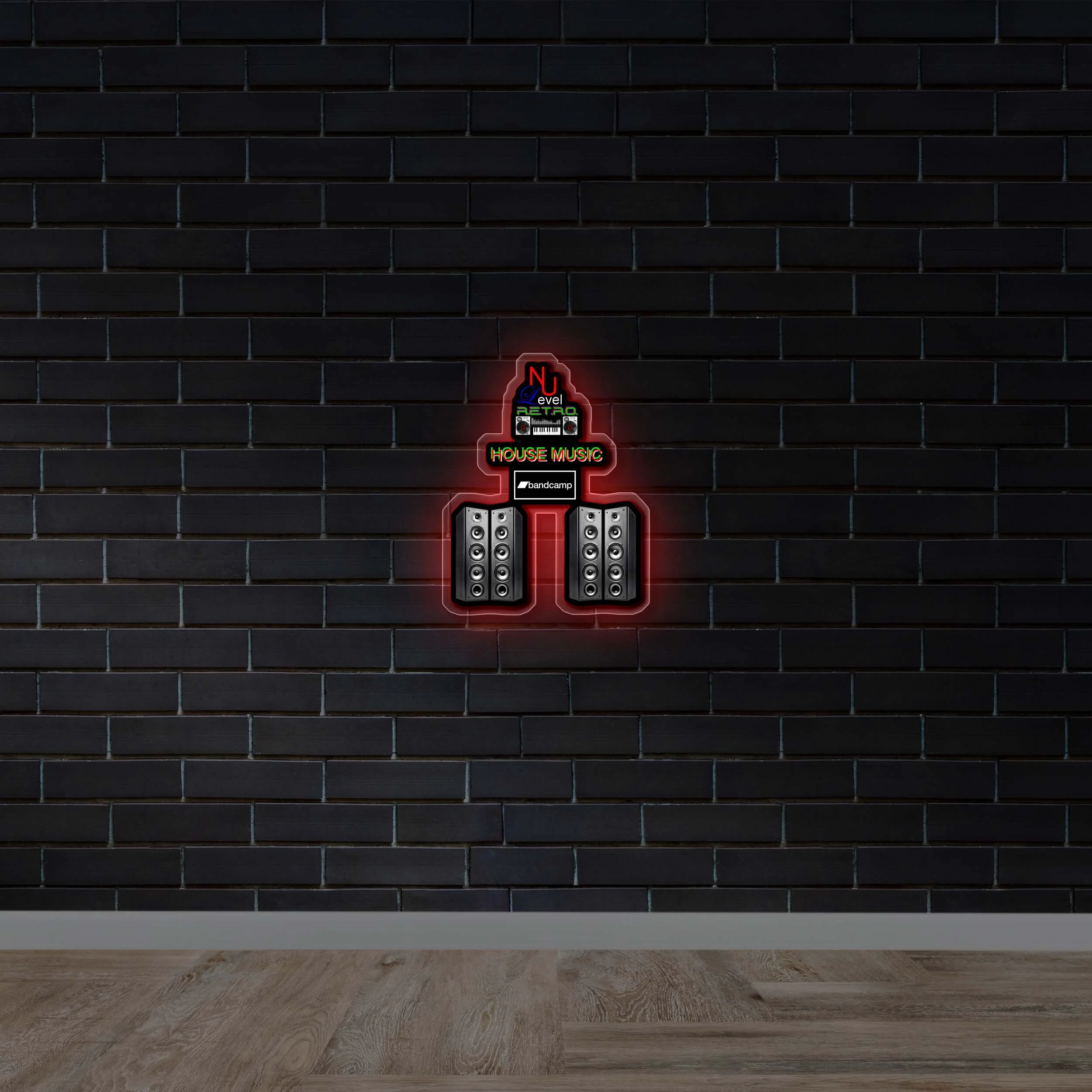 House Music - Premium Neon Artwork