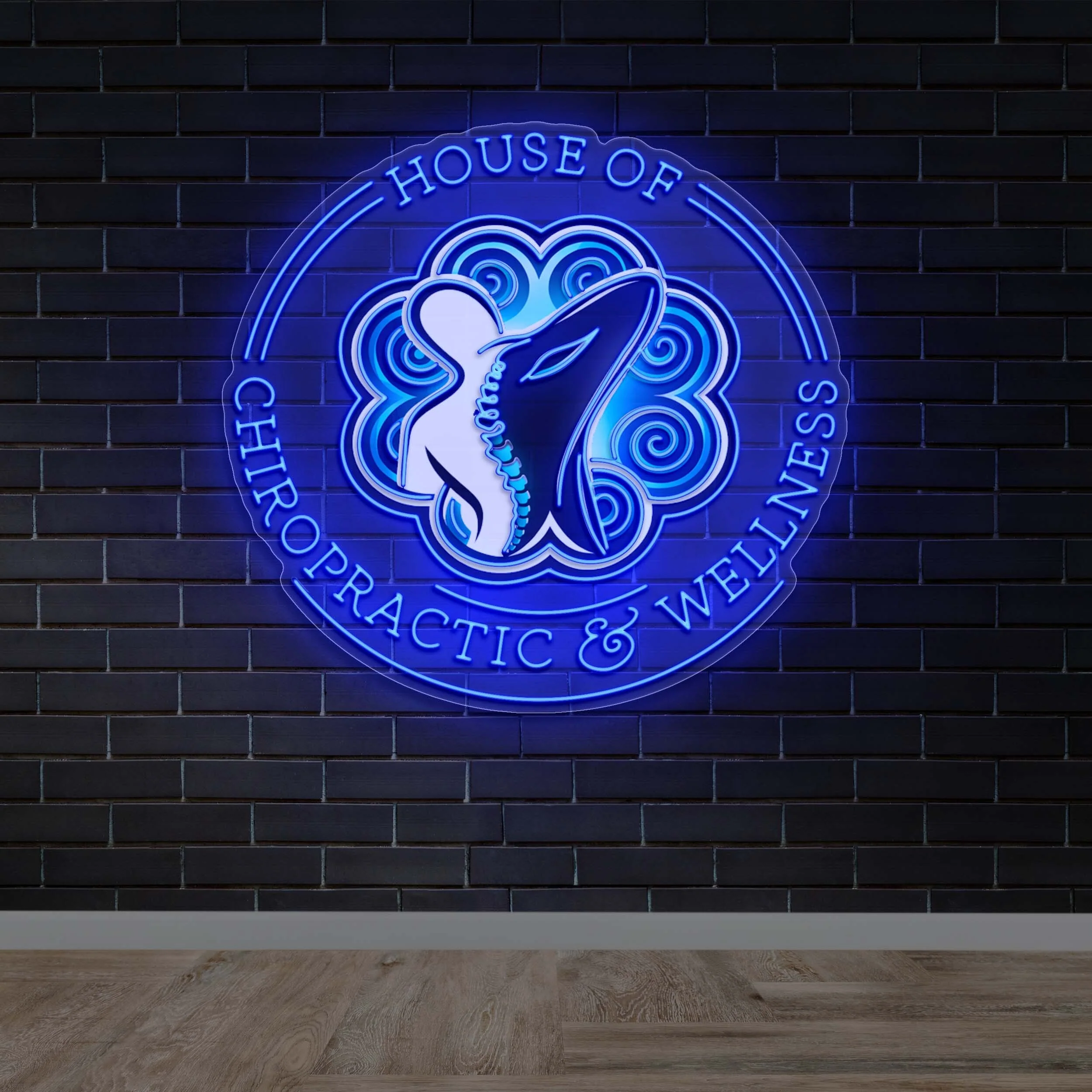 House of Chiropractic & Wellness - Premium Neon Artwork