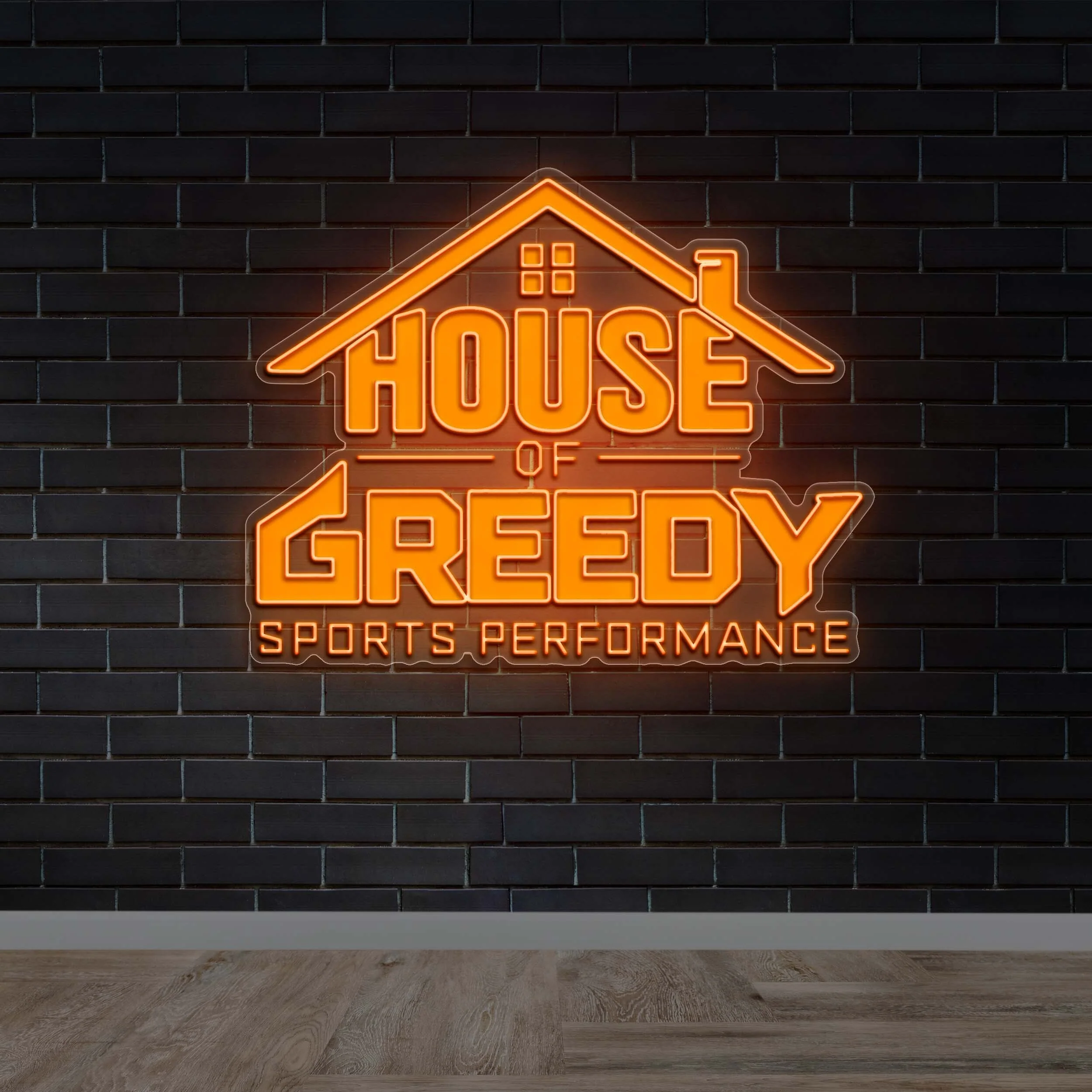 HOUSE OF GREEDY - Premium Neon Artwork