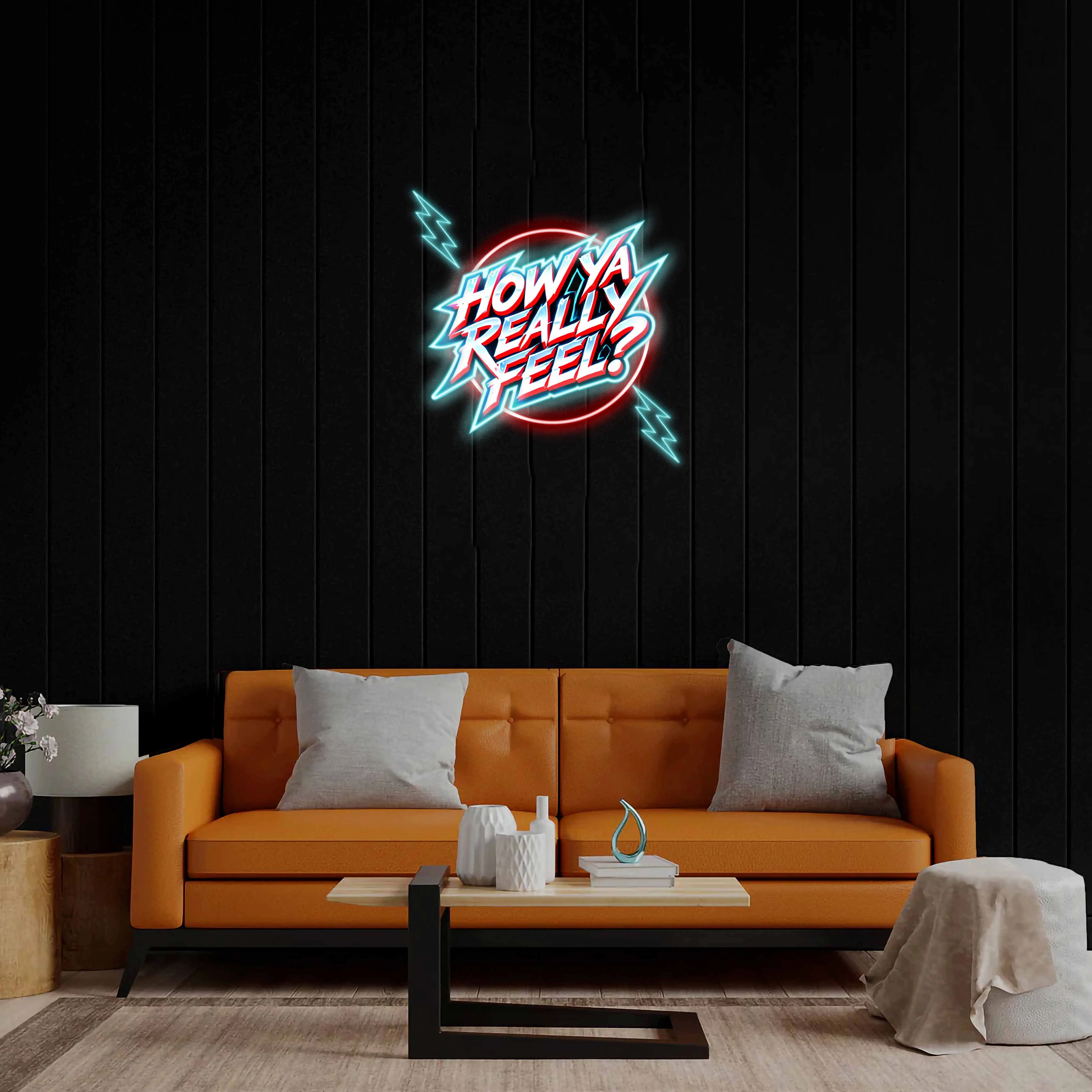 How Ya Really Feel? - Premium Neon Artwork