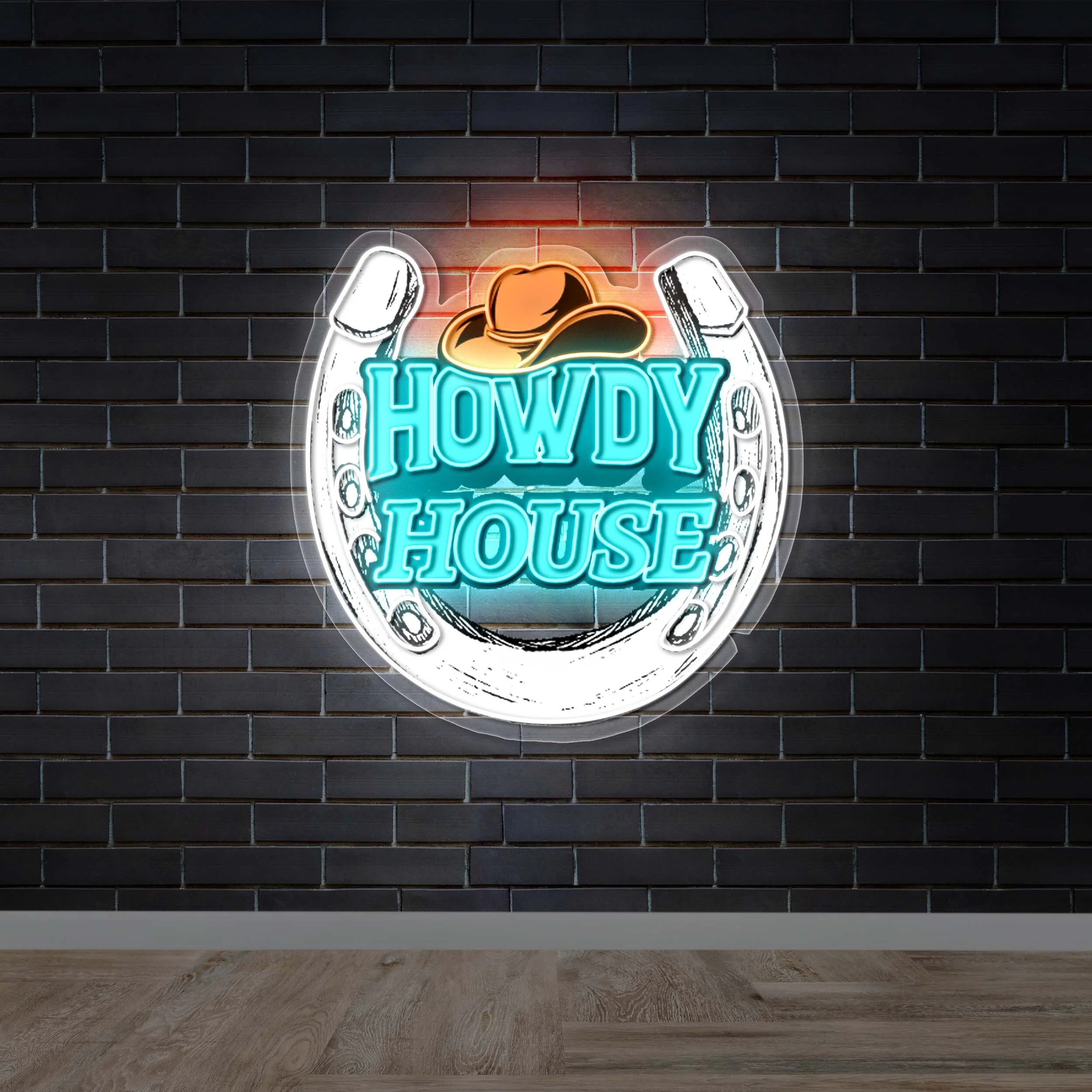 HOWDY HOUSE - Premium Neon Artwork