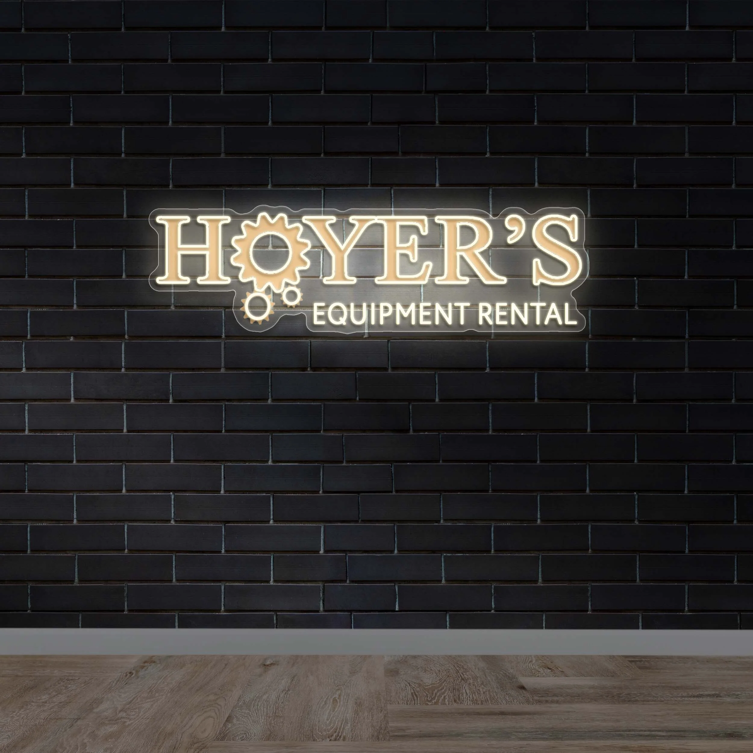 Hoyer’s Equipment Rental - Premium Neon Artwork