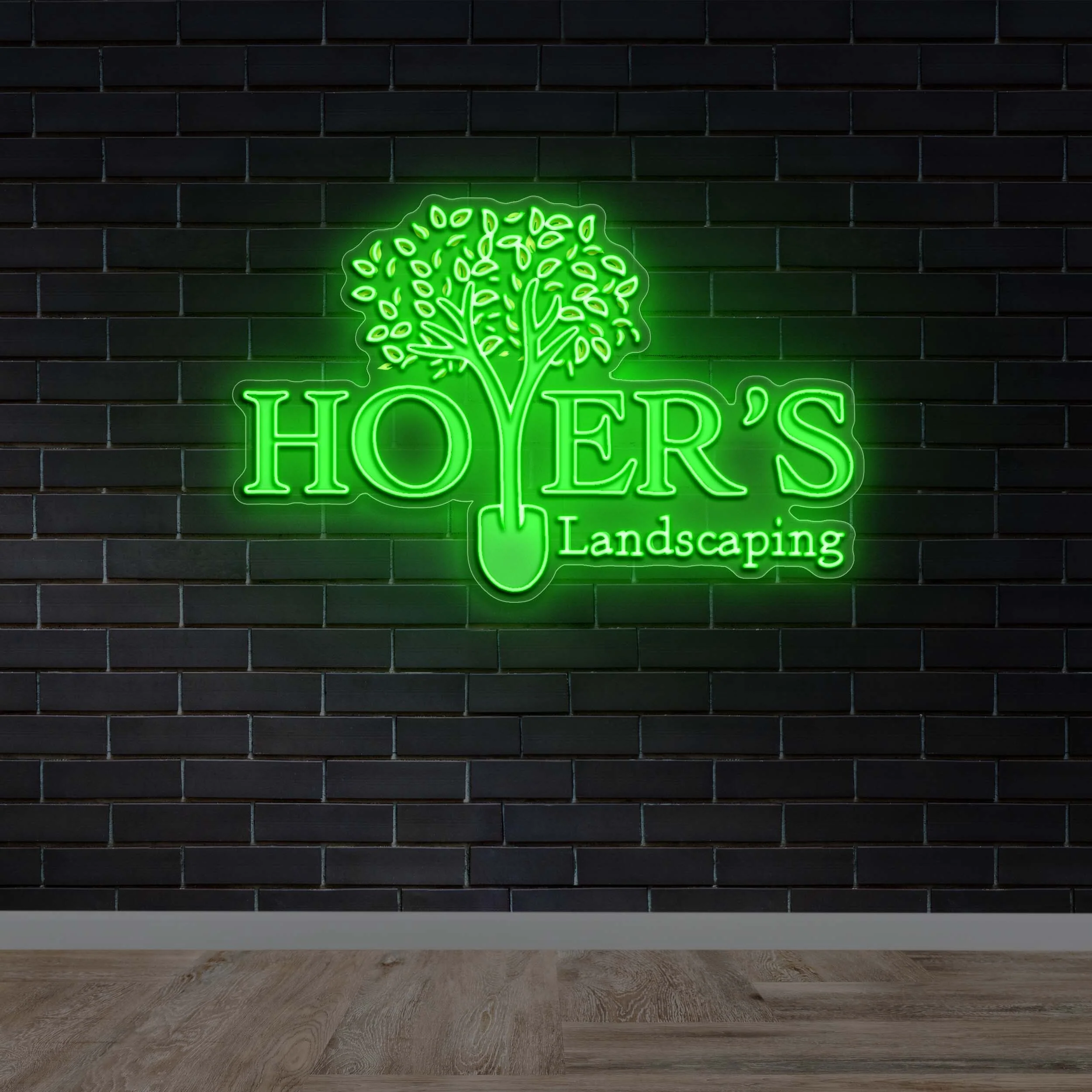 Hoyer’s Landscaping - Premium Neon Artwork