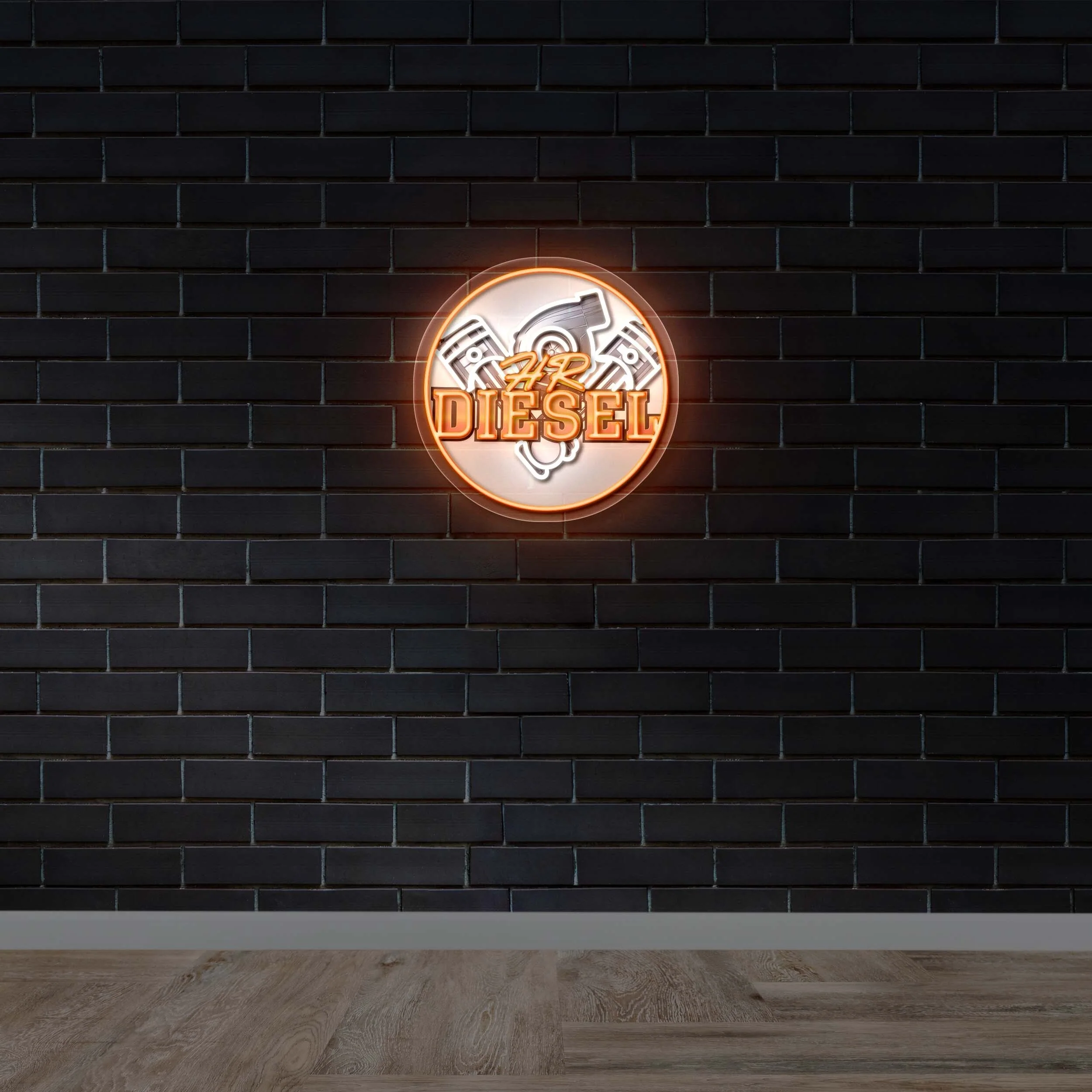 HR Diesel - Premium Neon Artwork