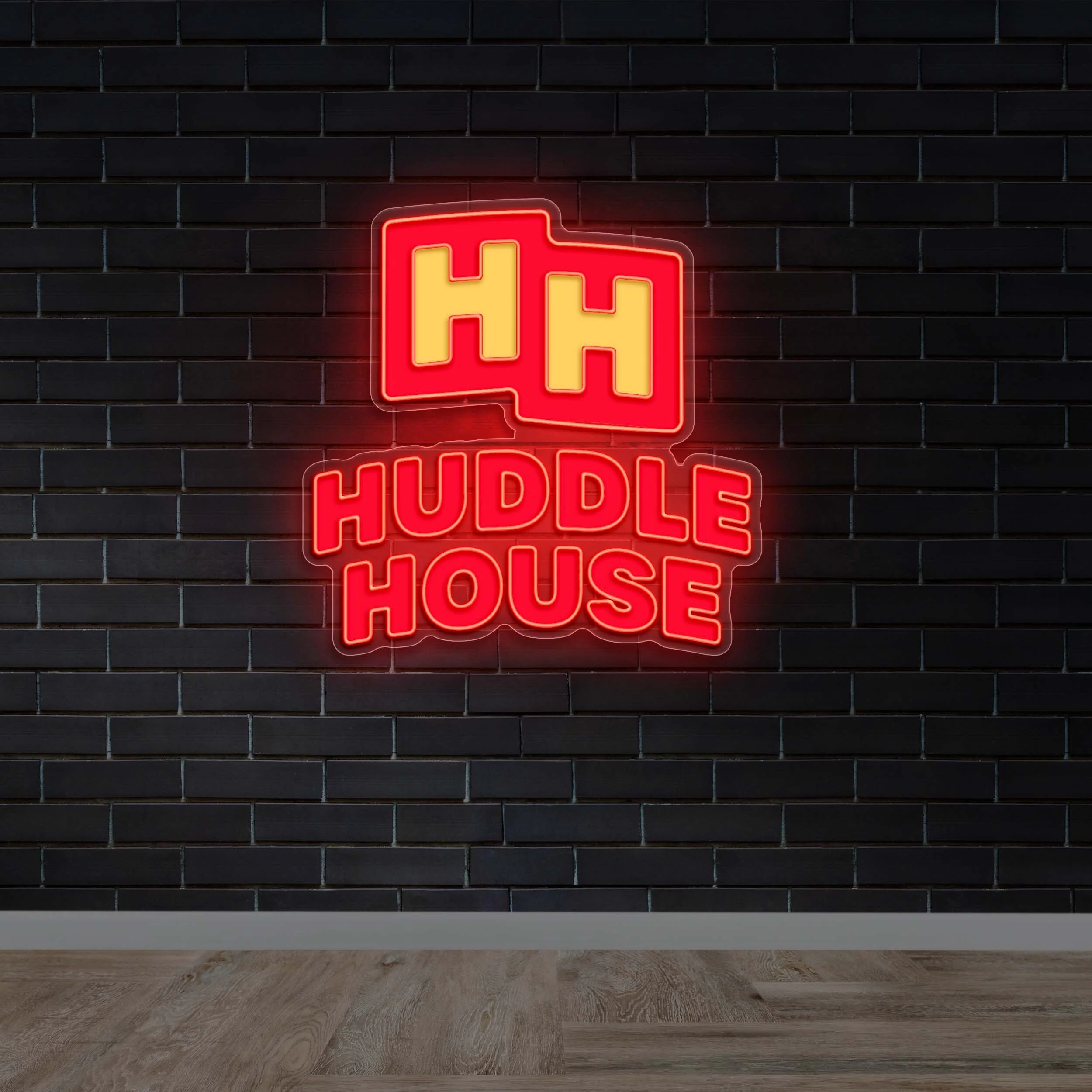 Huddle House - Premium Neon Artwork