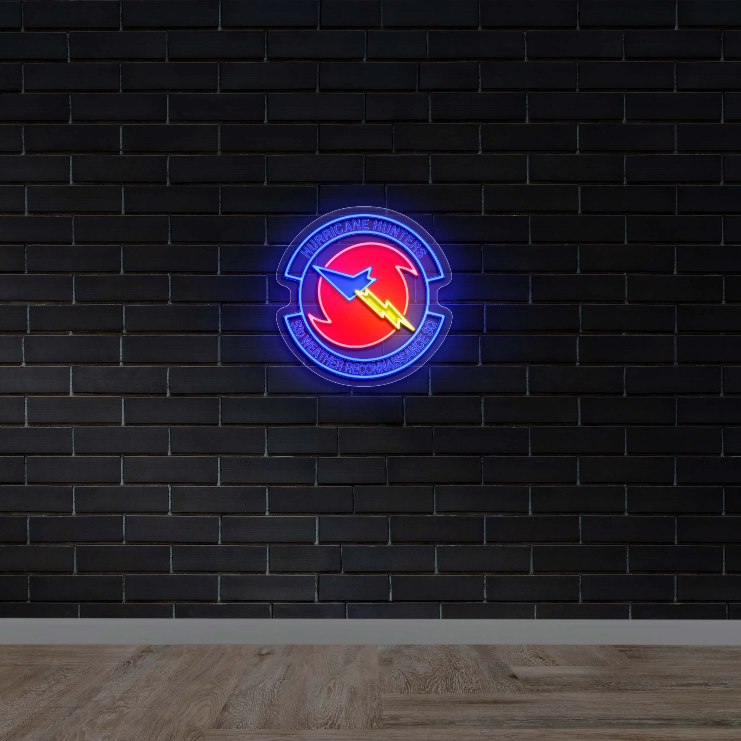 Hurricane Hunters - Premium Neon Artwork