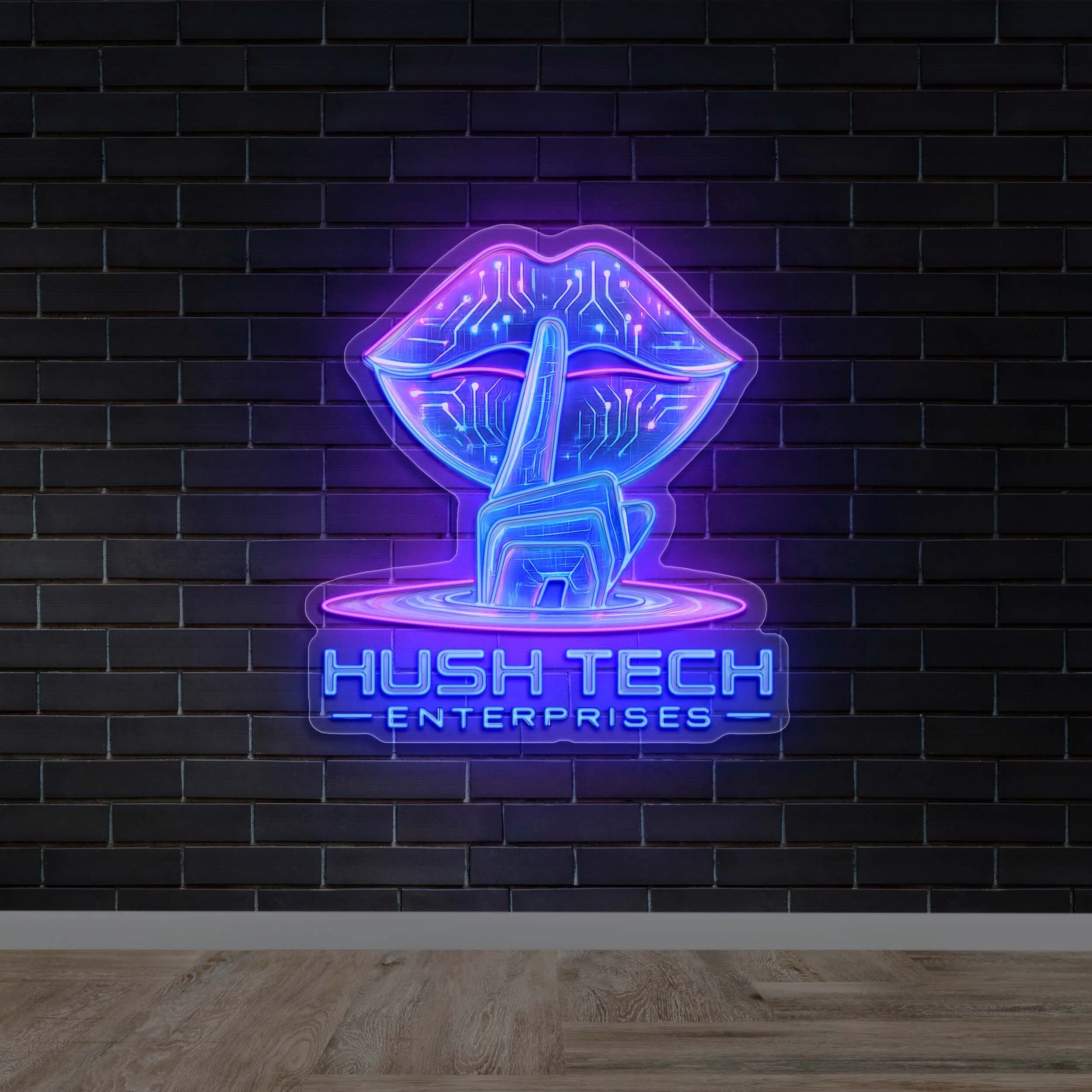 Hush Tech Enterprises - Premium Neon Artwork