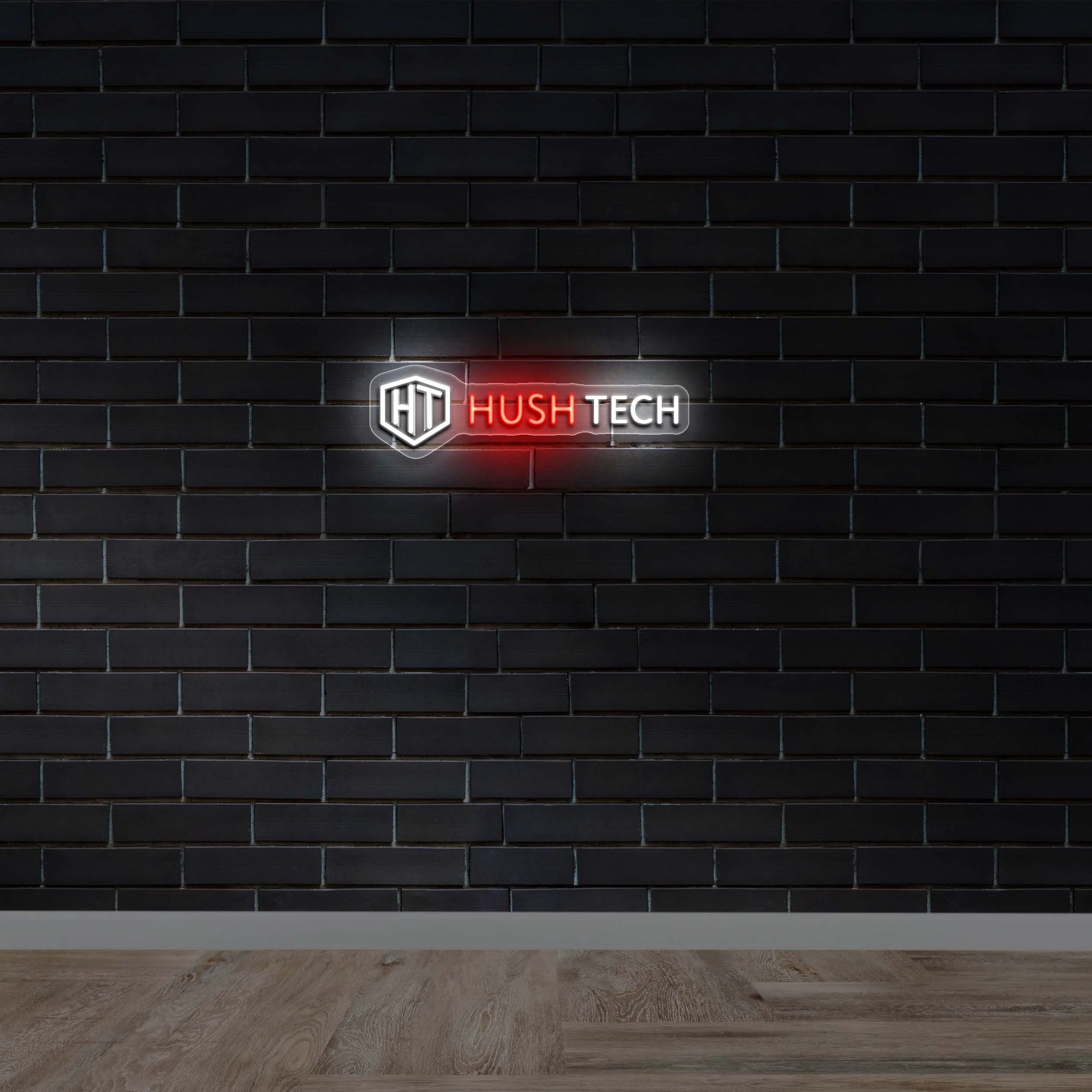 HUSH TECH - Premium Neon Artwork