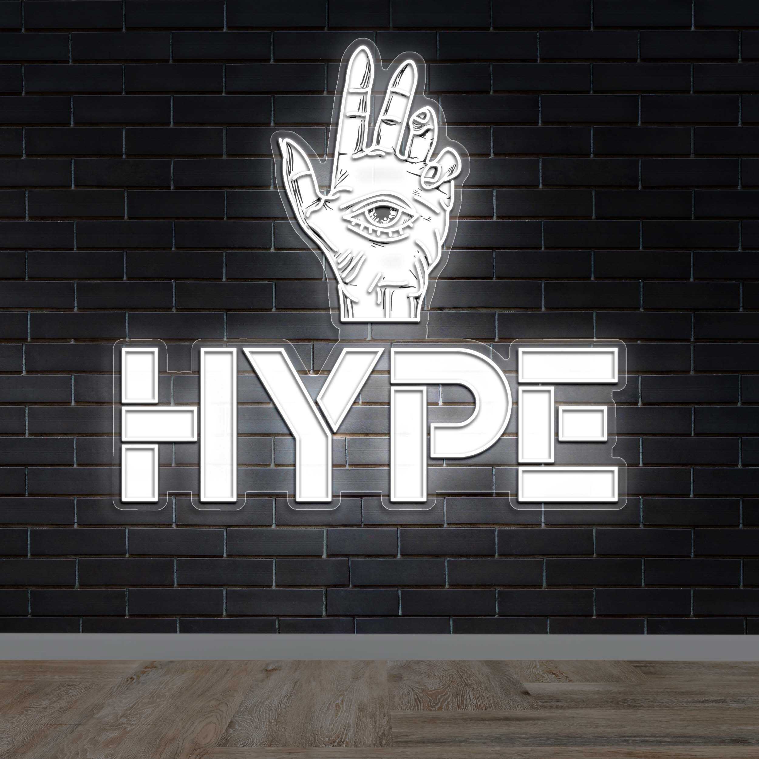 HYPE - Premium Neon Artwork