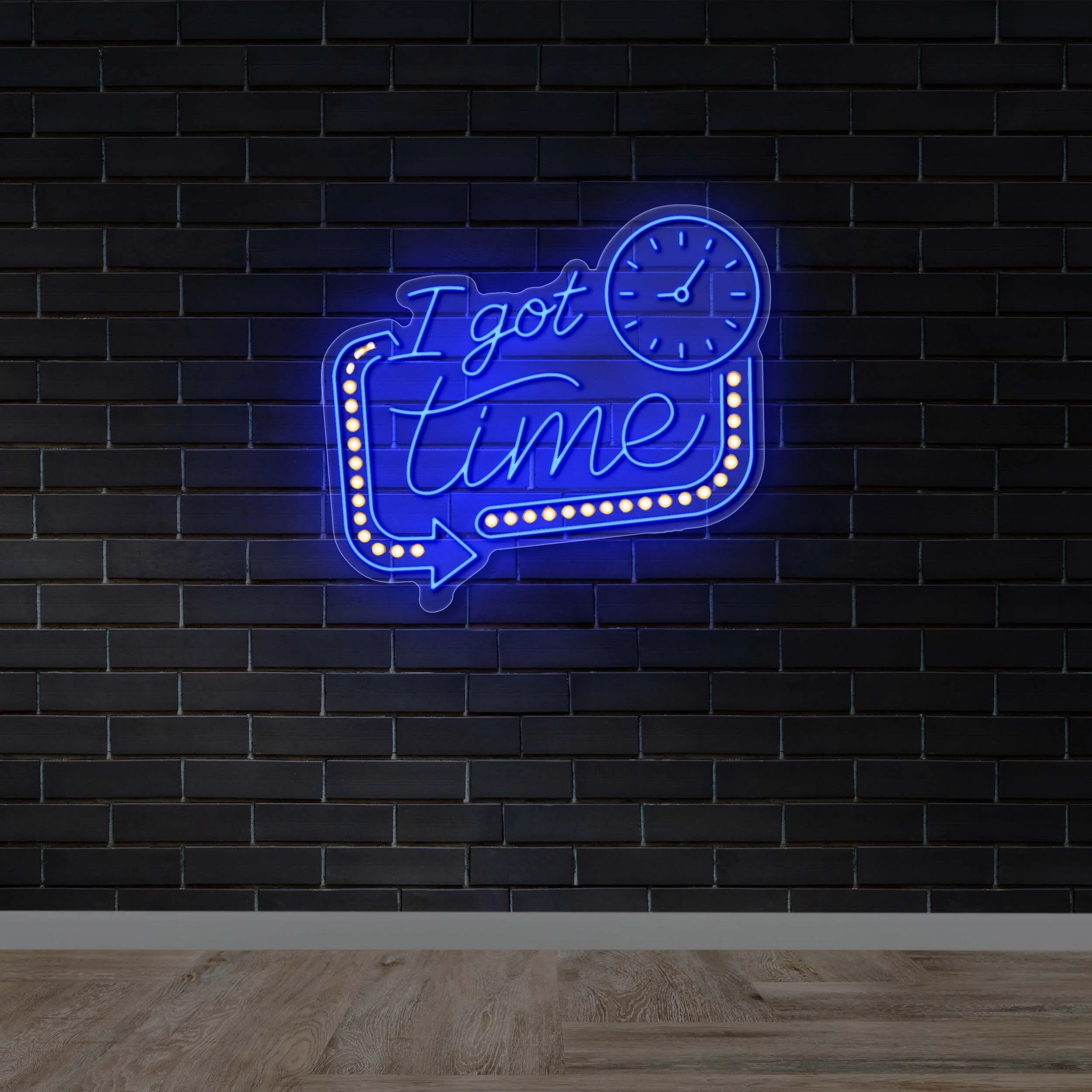I Got Time - Premium Neon Artwork