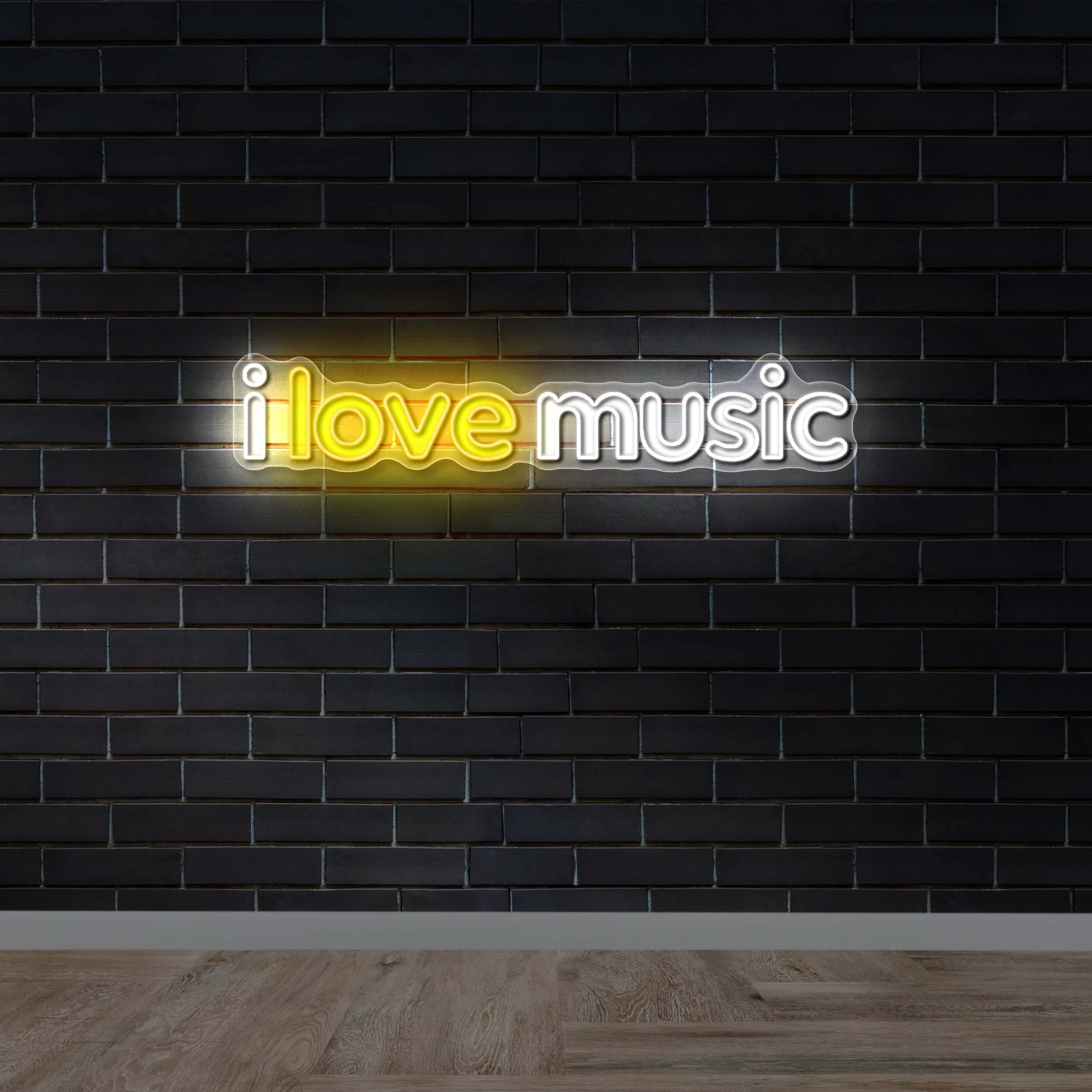 I Love Music - Premium Neon Artwork