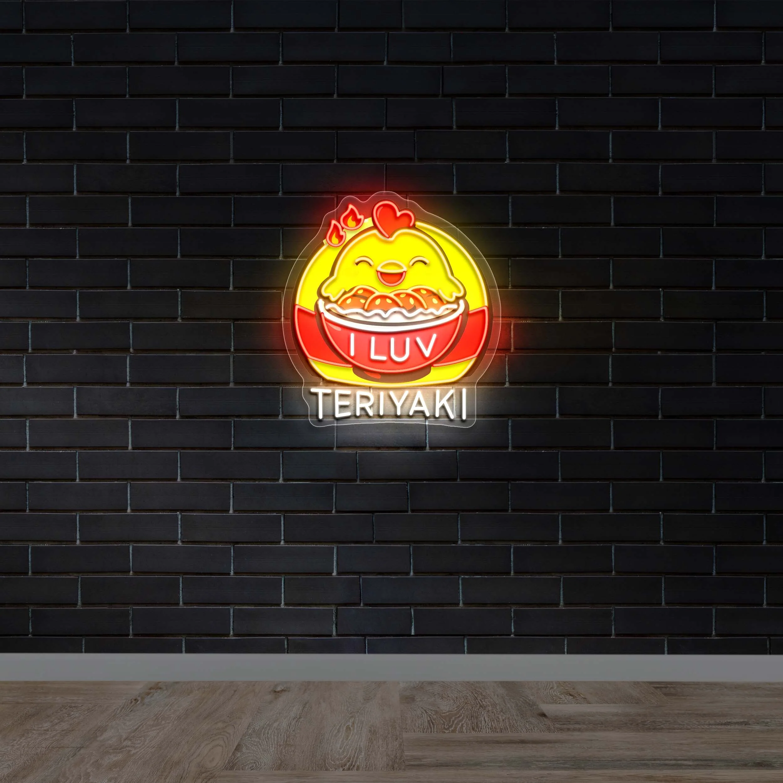I LUV TERIYAKI - Premium Neon Artwork - Image 2