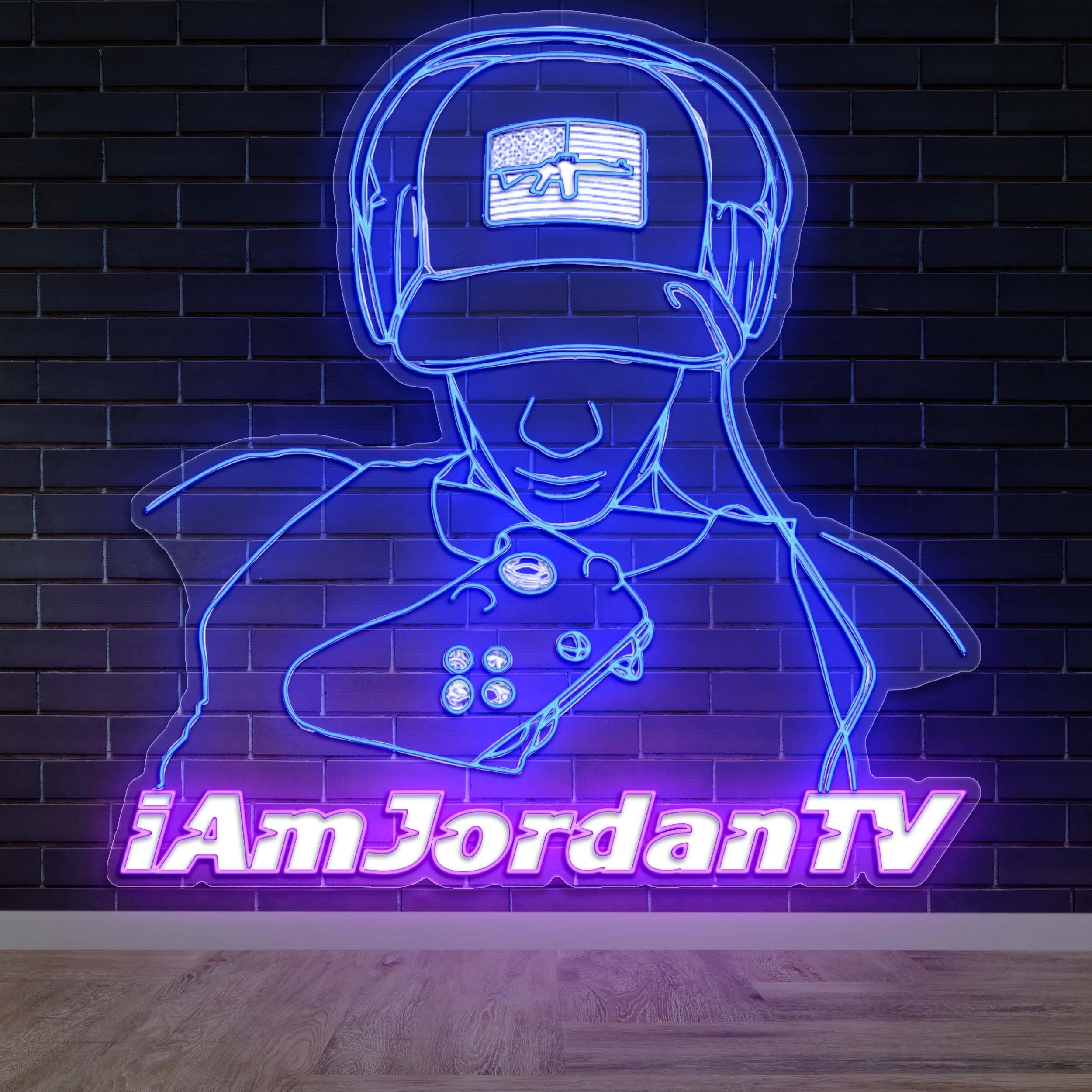IAmJordanTV - Premium Neon Artwork