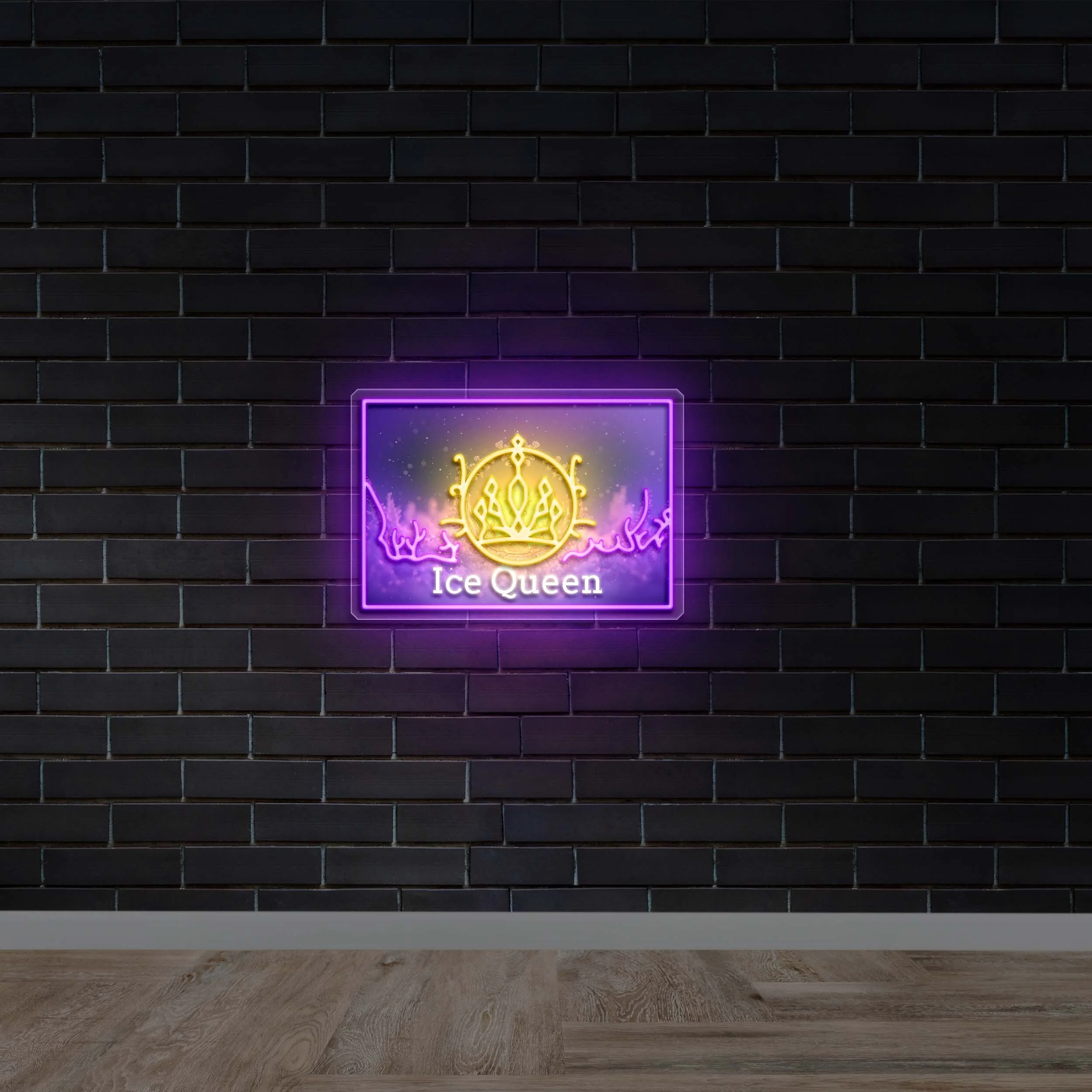 Ice Queen - Premium Neon Artwork