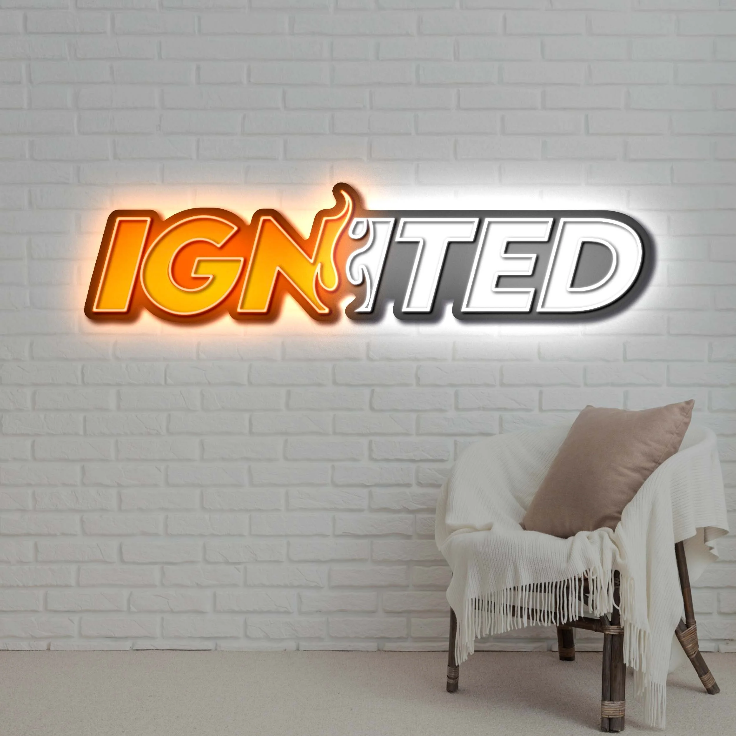 IGNITED - Premium Neon Artwork
