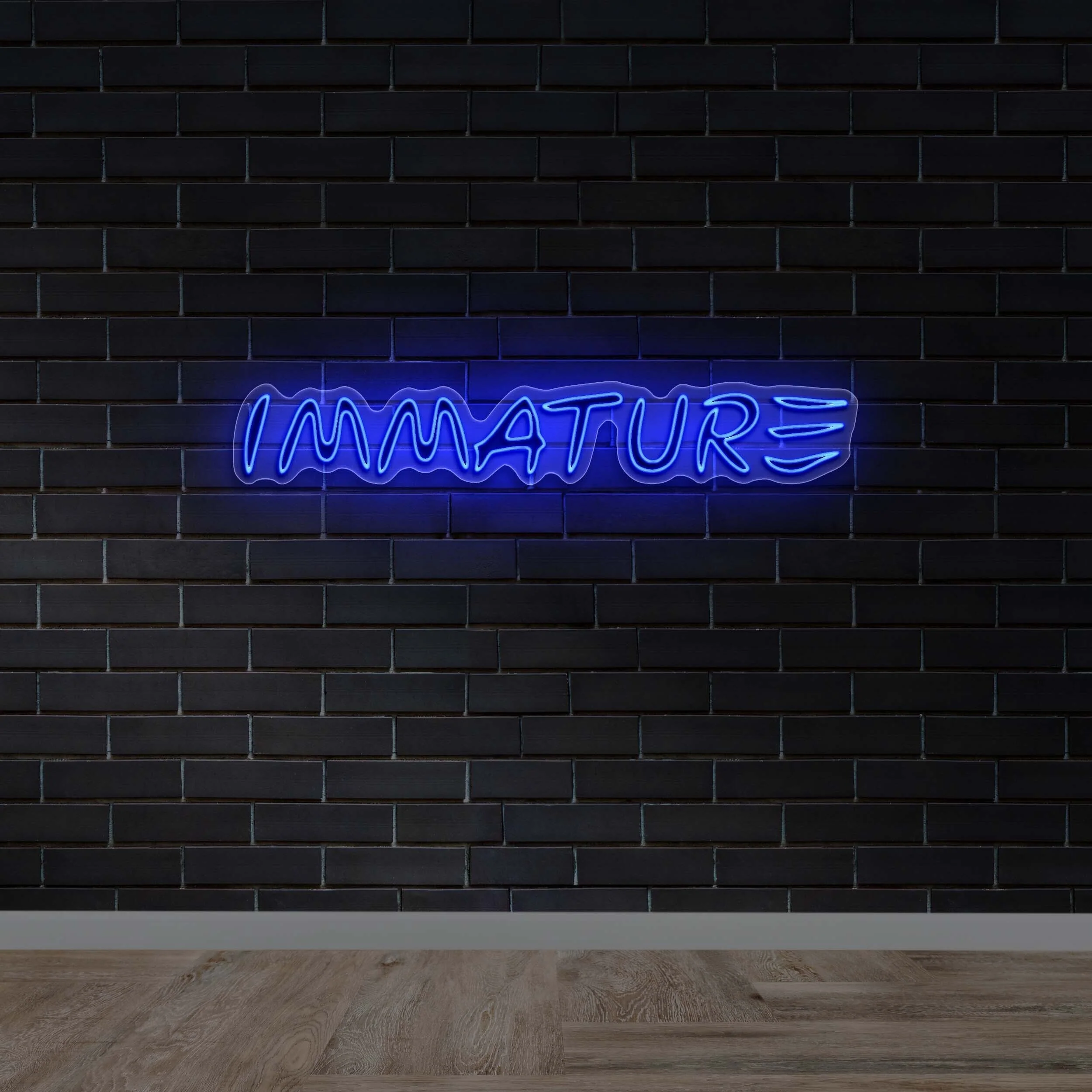 IMMATURE - Premium Neon Artwork