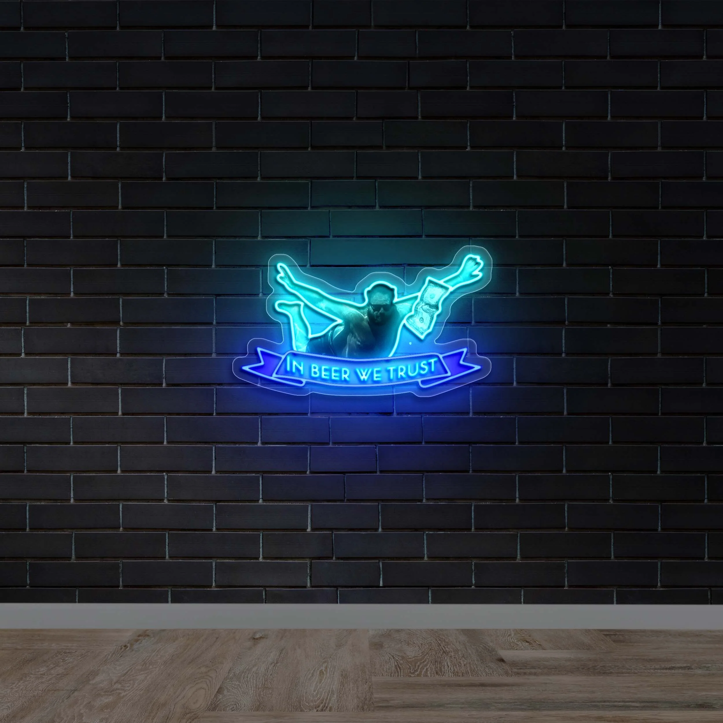 In Beer We Trust – Premium Neon Artwork
