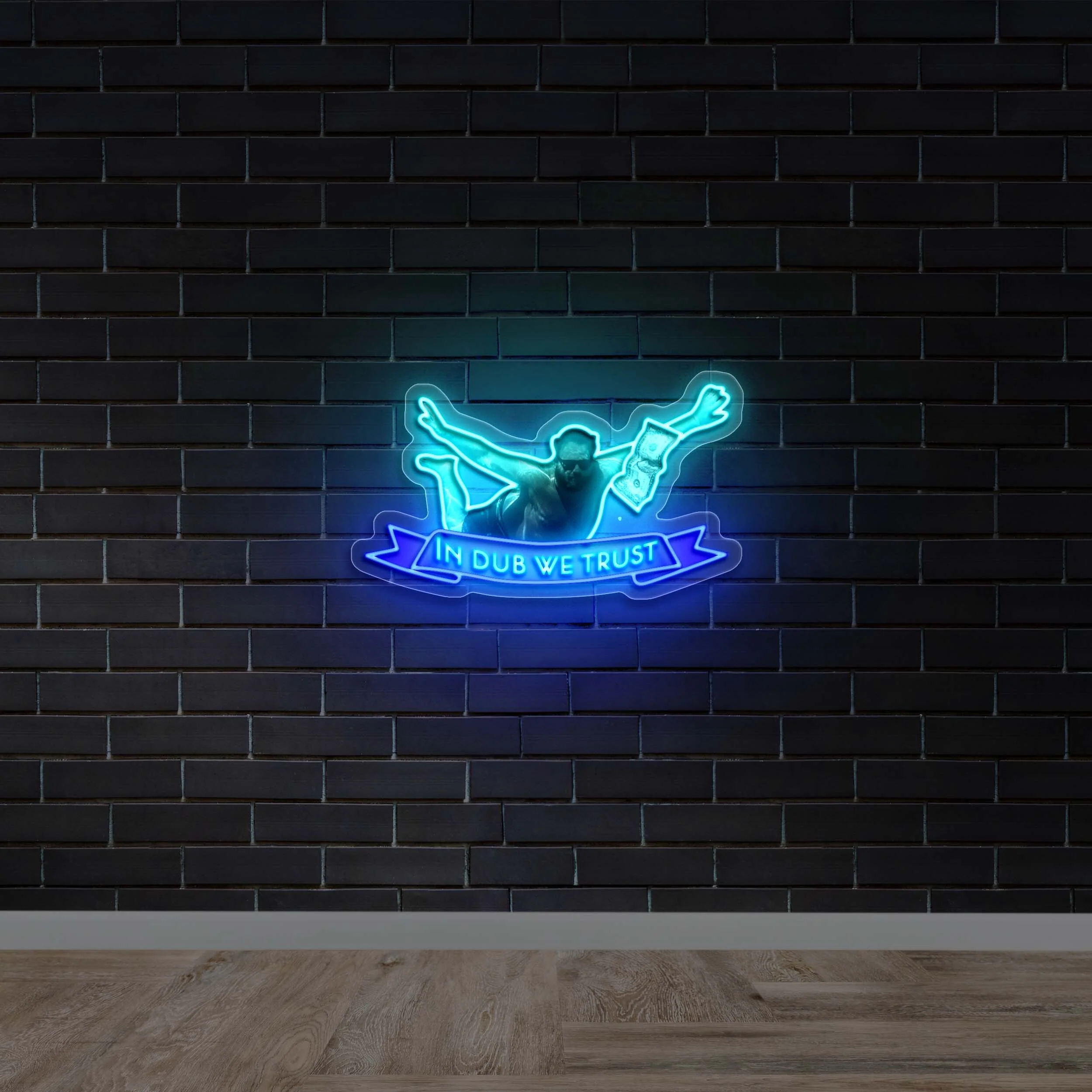 In Dub We Trust - Premium Neon Artwork