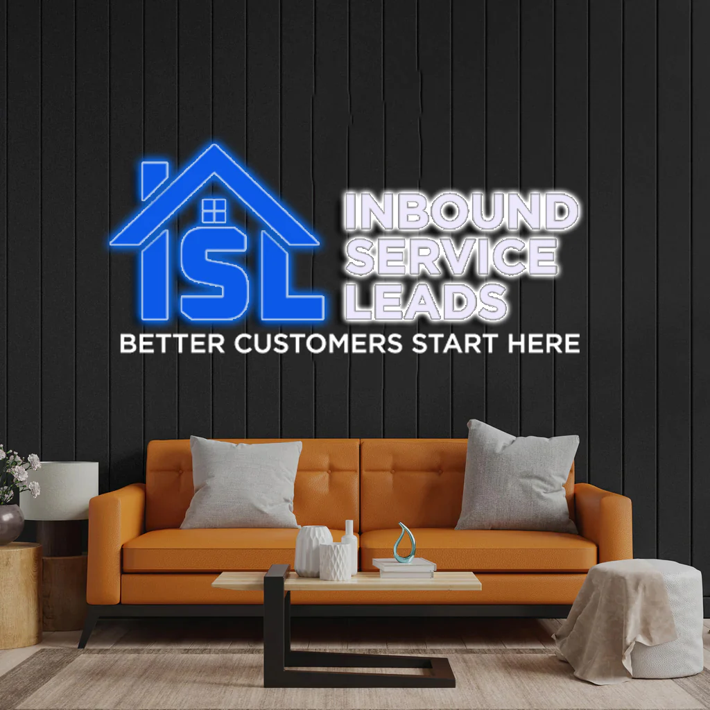 Inbound Service Leads - Premium Neon Artwork