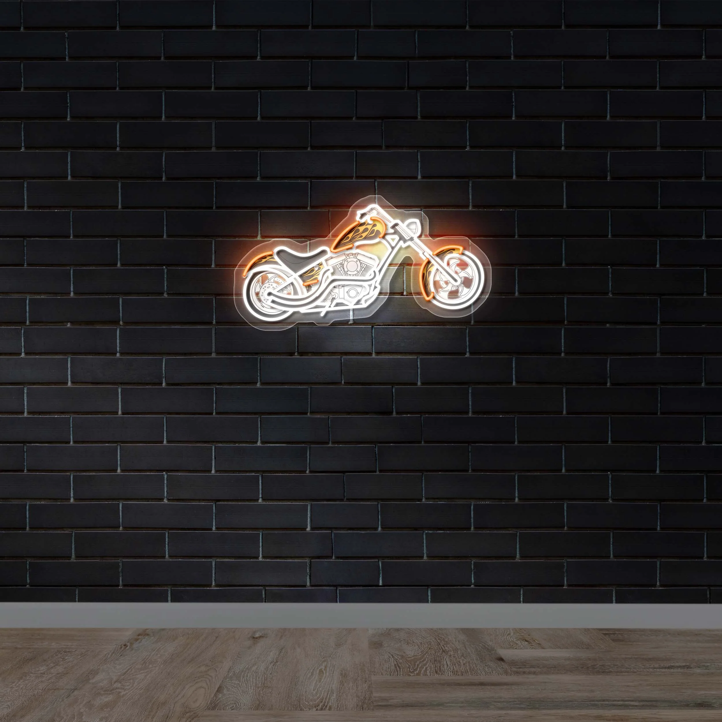 Indian Motorcycle - Premium Neon Artwork