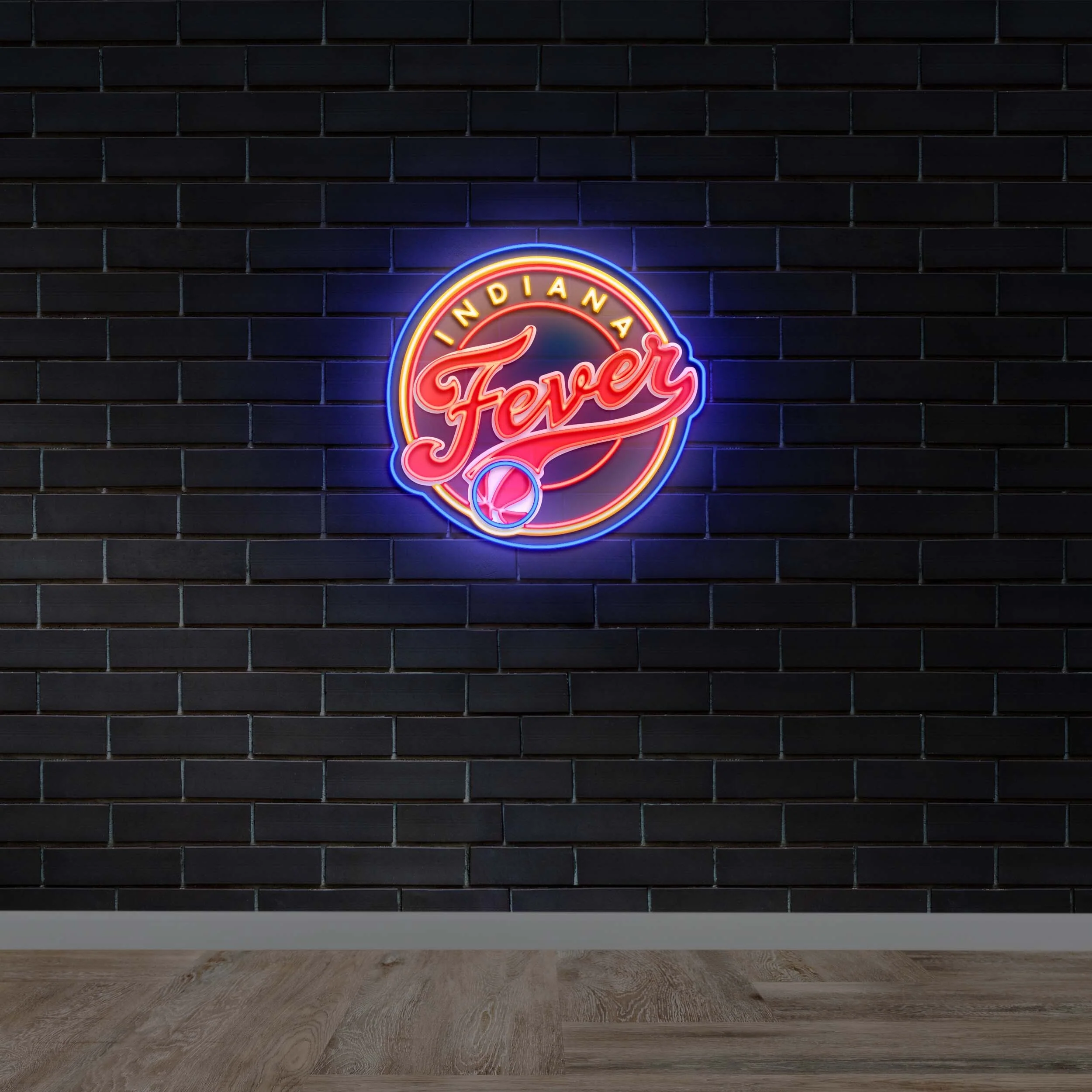 Indiana Fever - Premium Neon Artwork