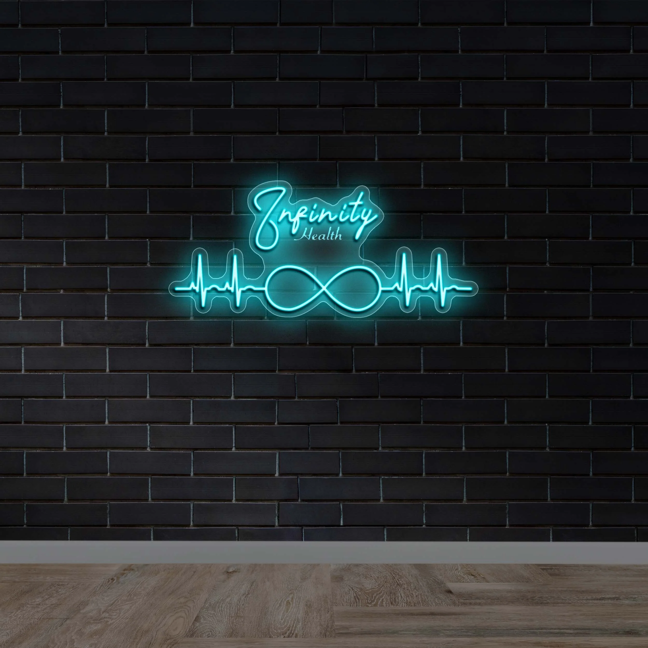 Infinity Health - Premium Neon Artwork