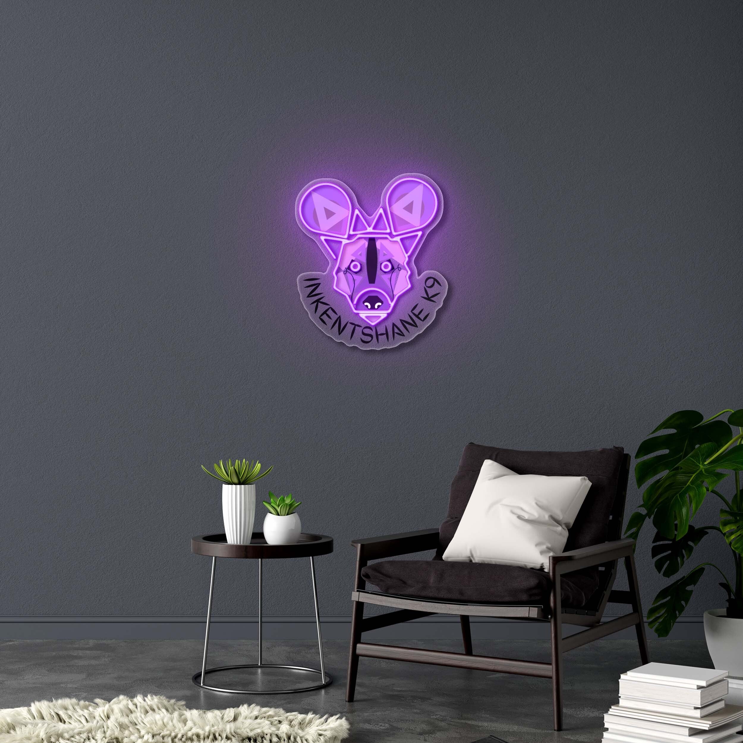 INKENTSHANE K9 - Premium Neon Artwork