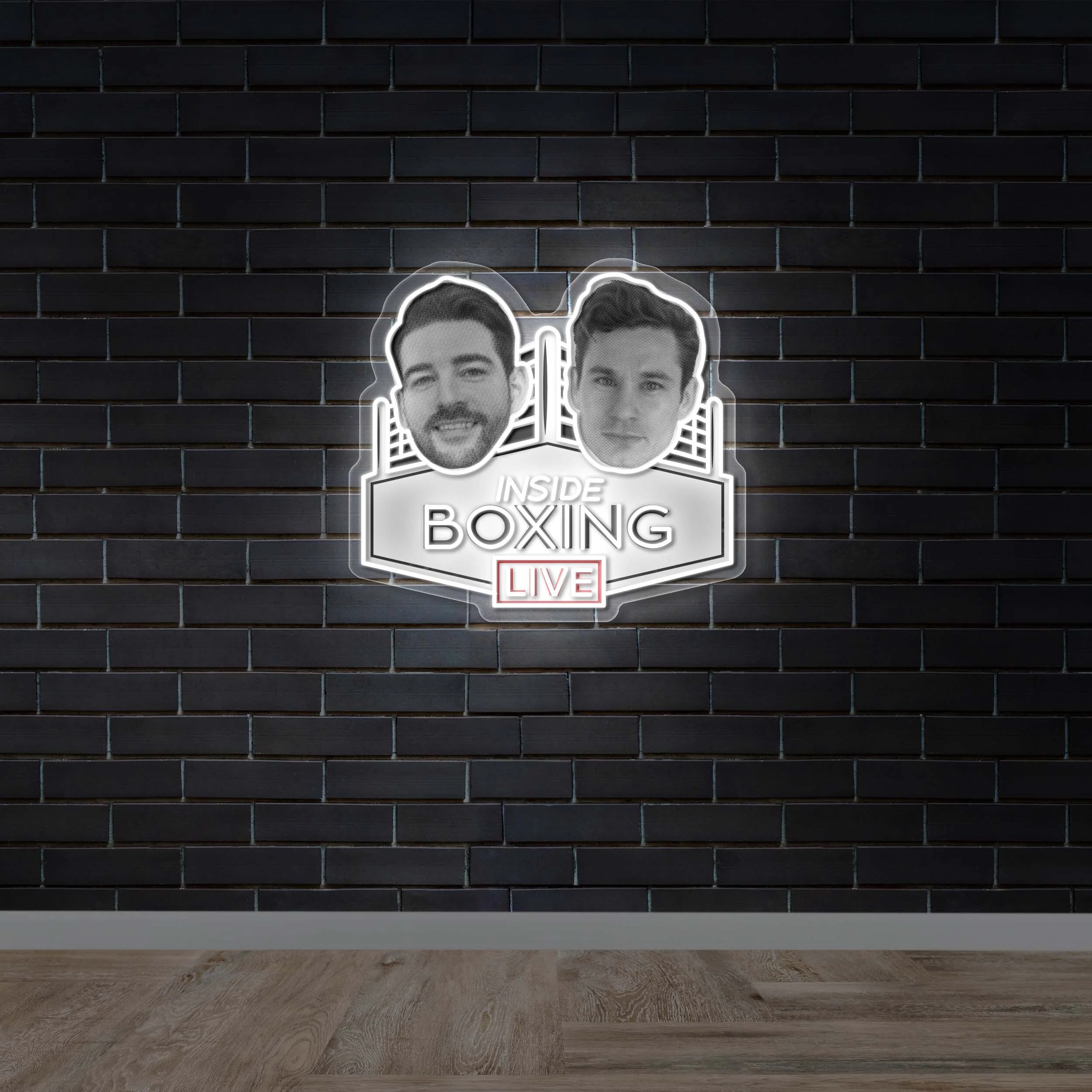 Inside Boxing Live - Premium Neon Artwork
