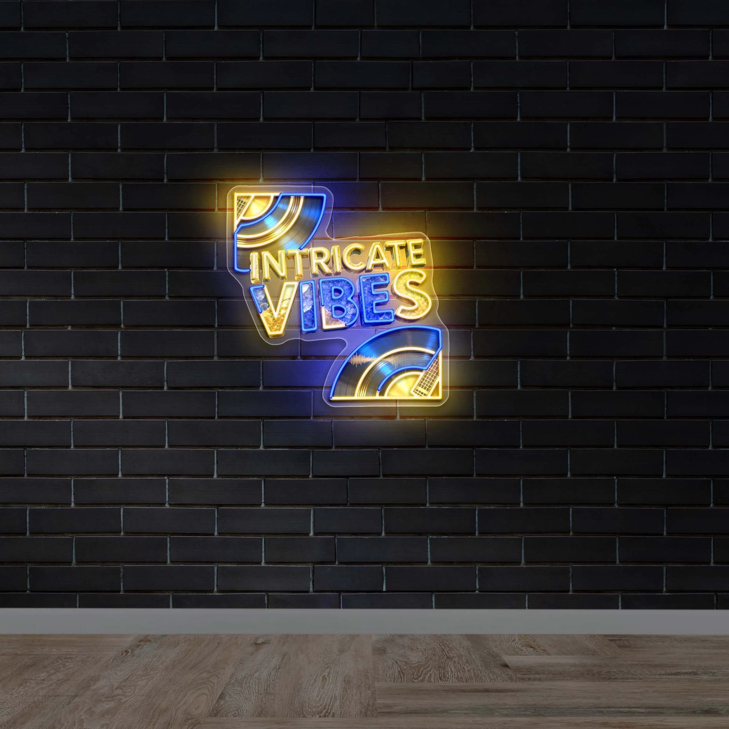 Intricate Vibes - Premium Neon Artwork