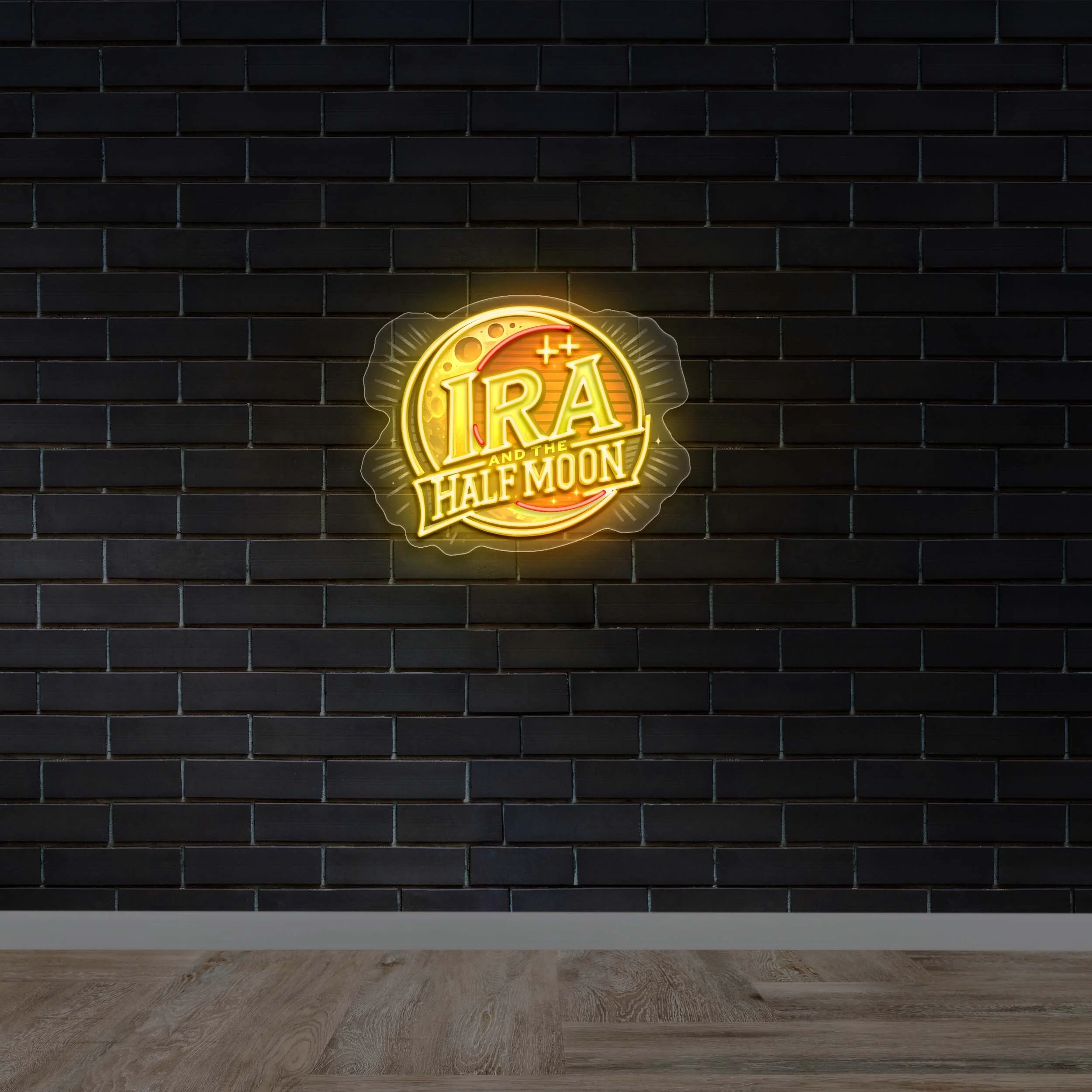 IRA HALF MOON - Premium Neon Artwork