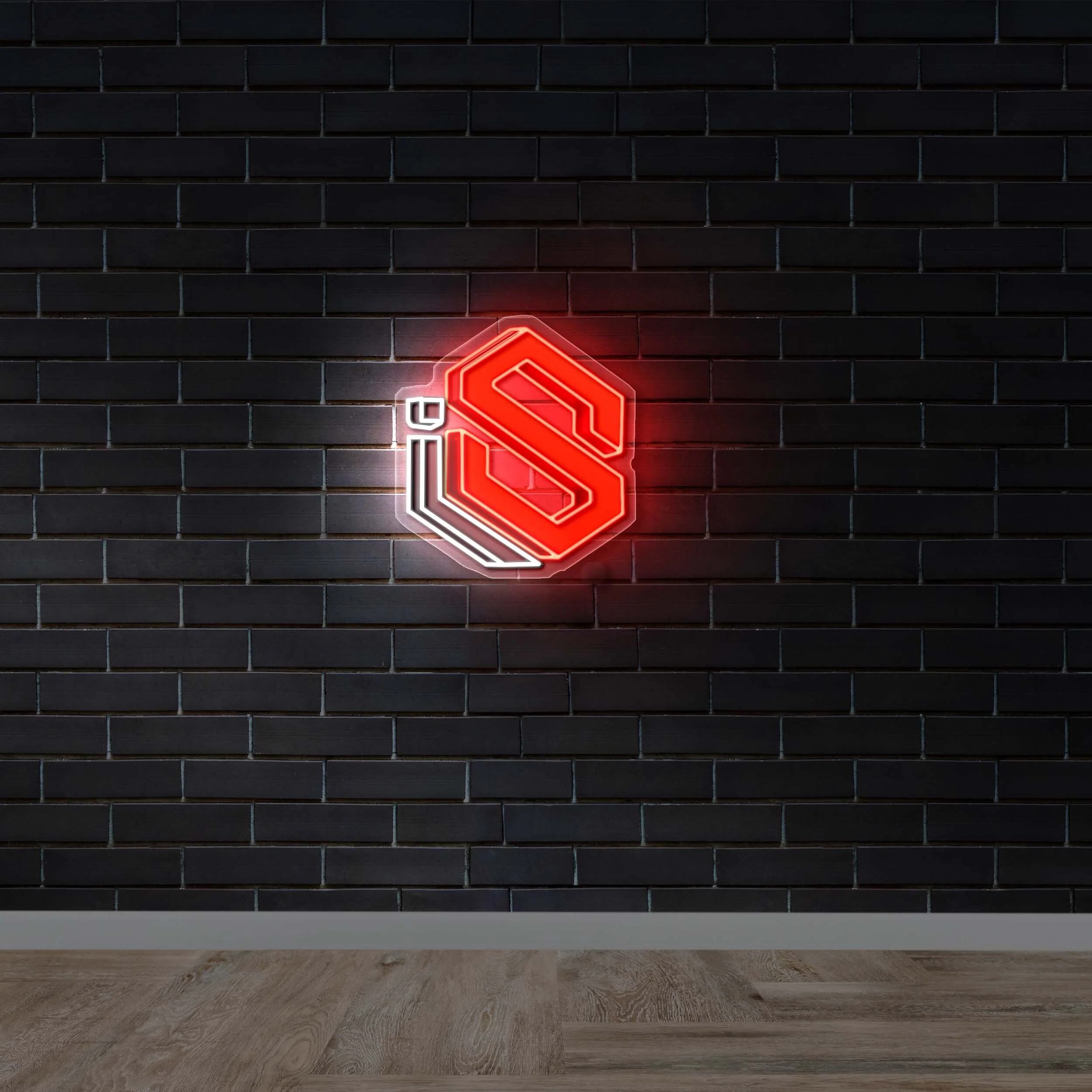 IS logo - Premium Neon Artwork