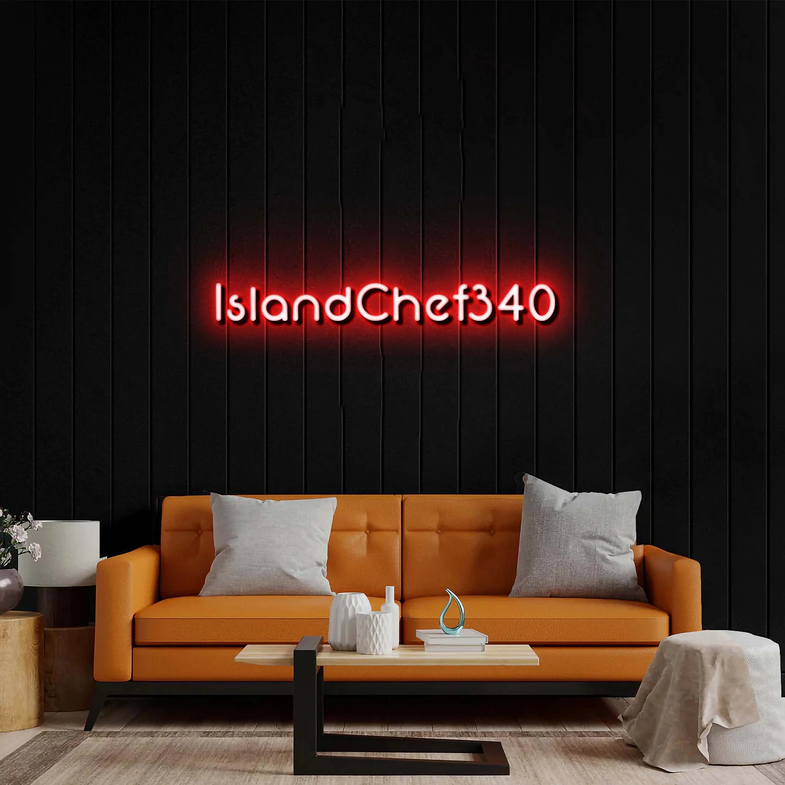 Island Chef340 - Premium Neon Artwork