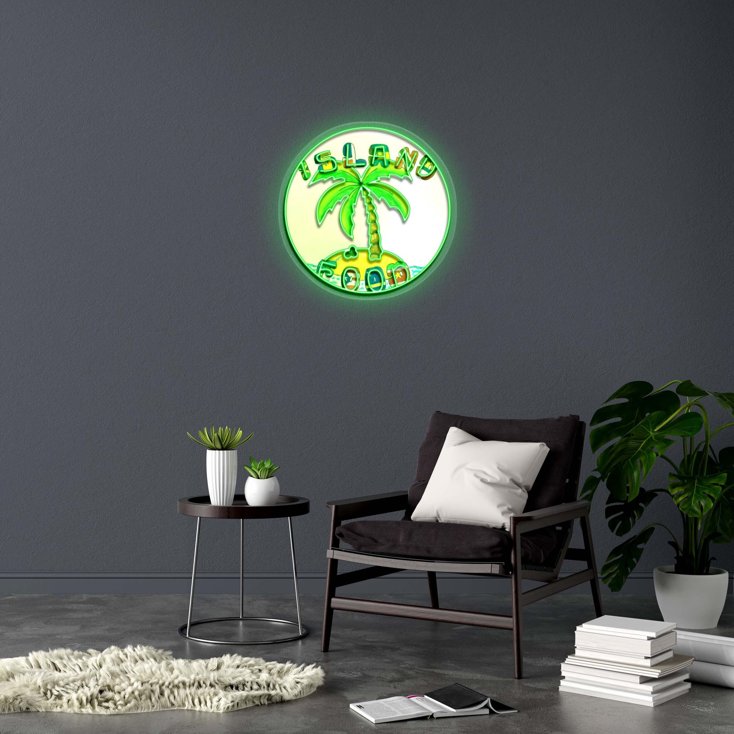 ISLAND FOOD - Premium Neon Artwork