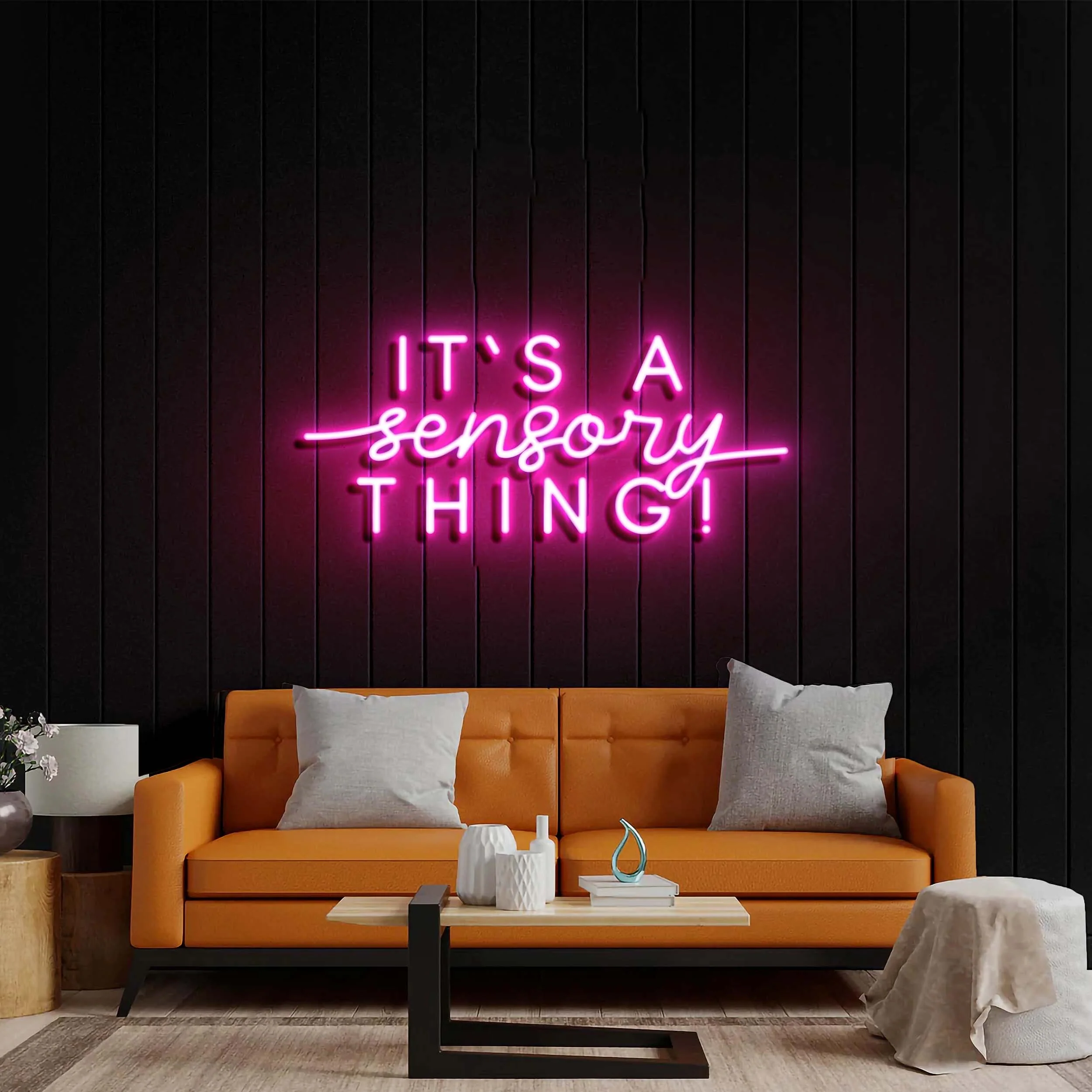It's a sensory thing - Premium Neon Artwork