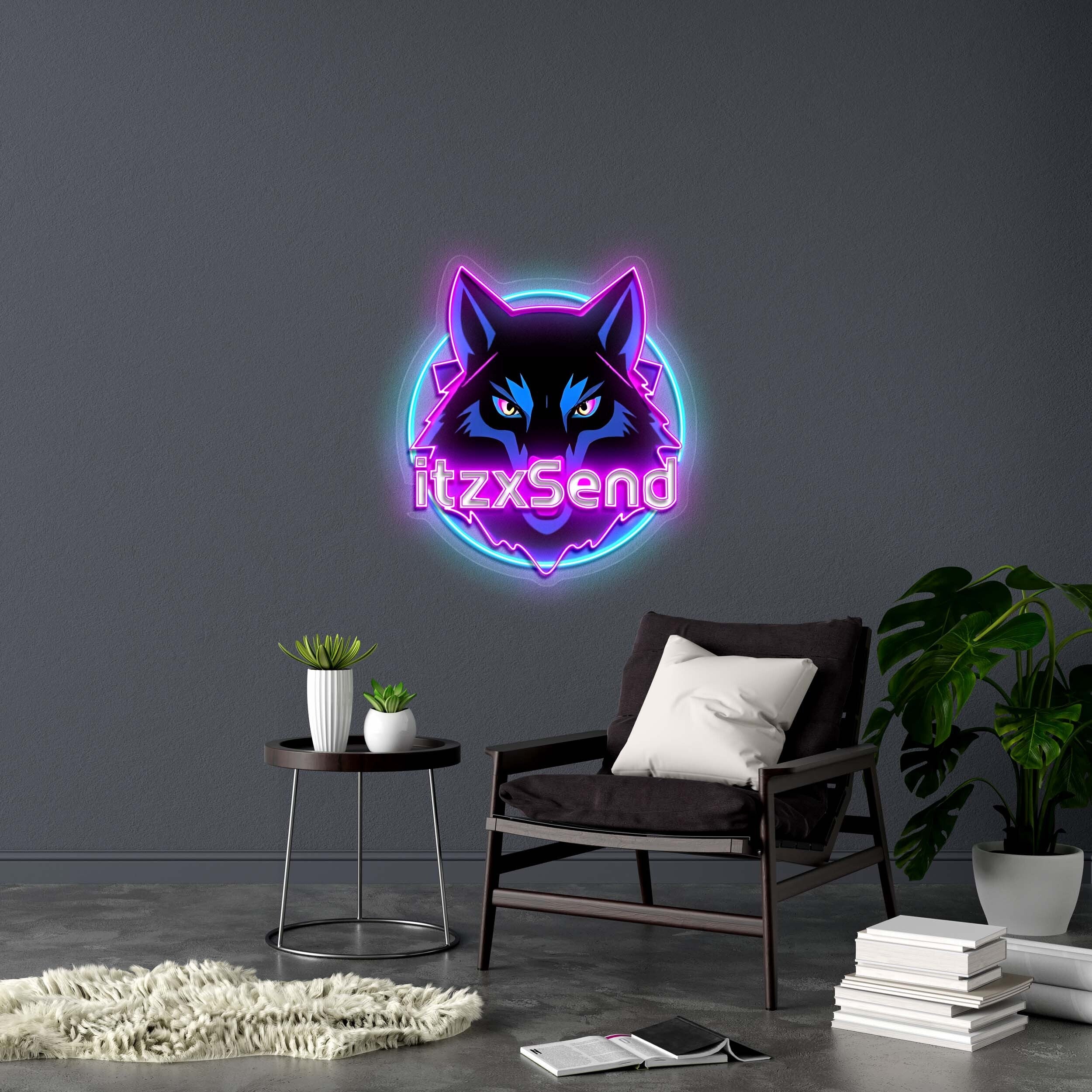ItzxSend - Premium Neon Artwork