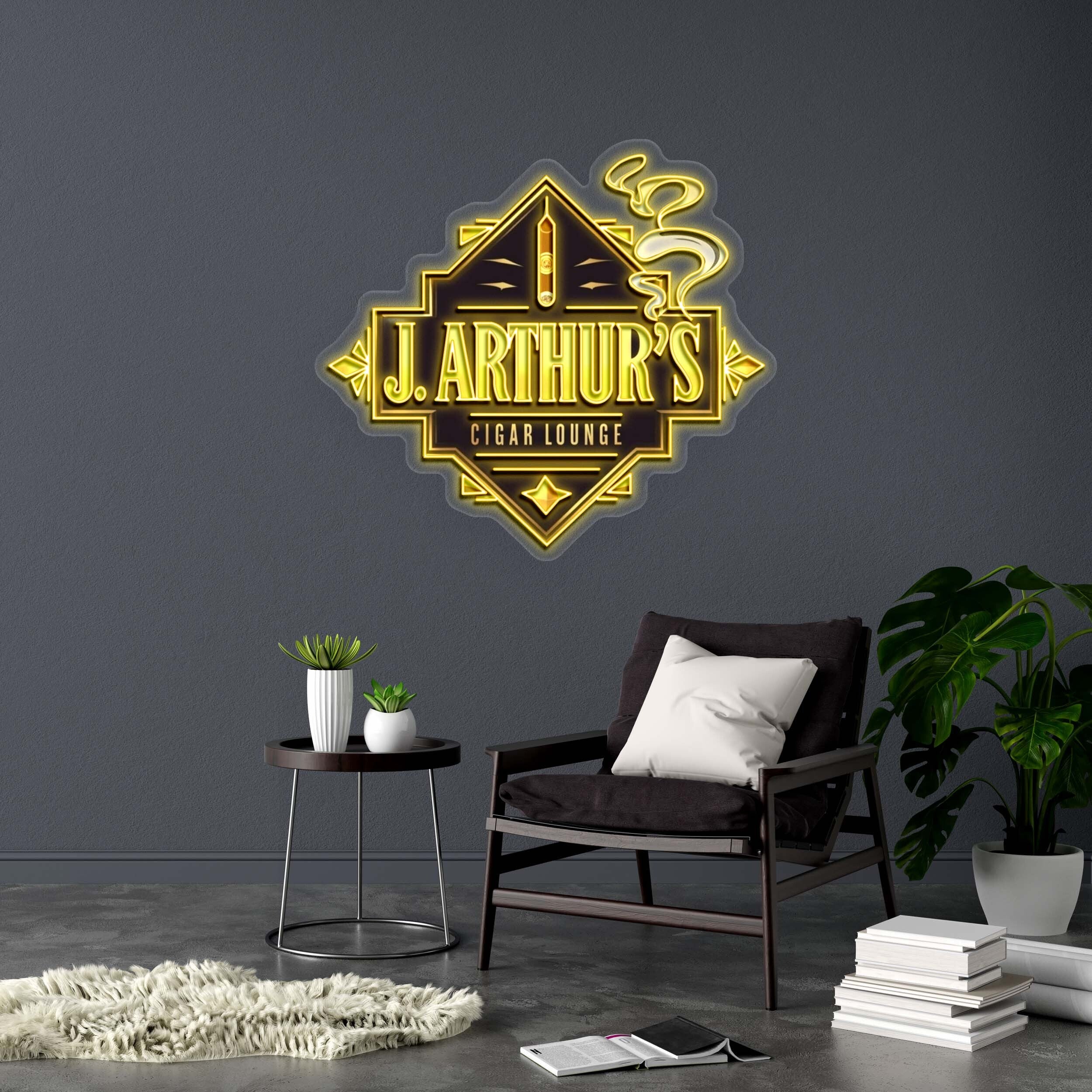 J.ARTHUR'S - Premium Neon Artwork
