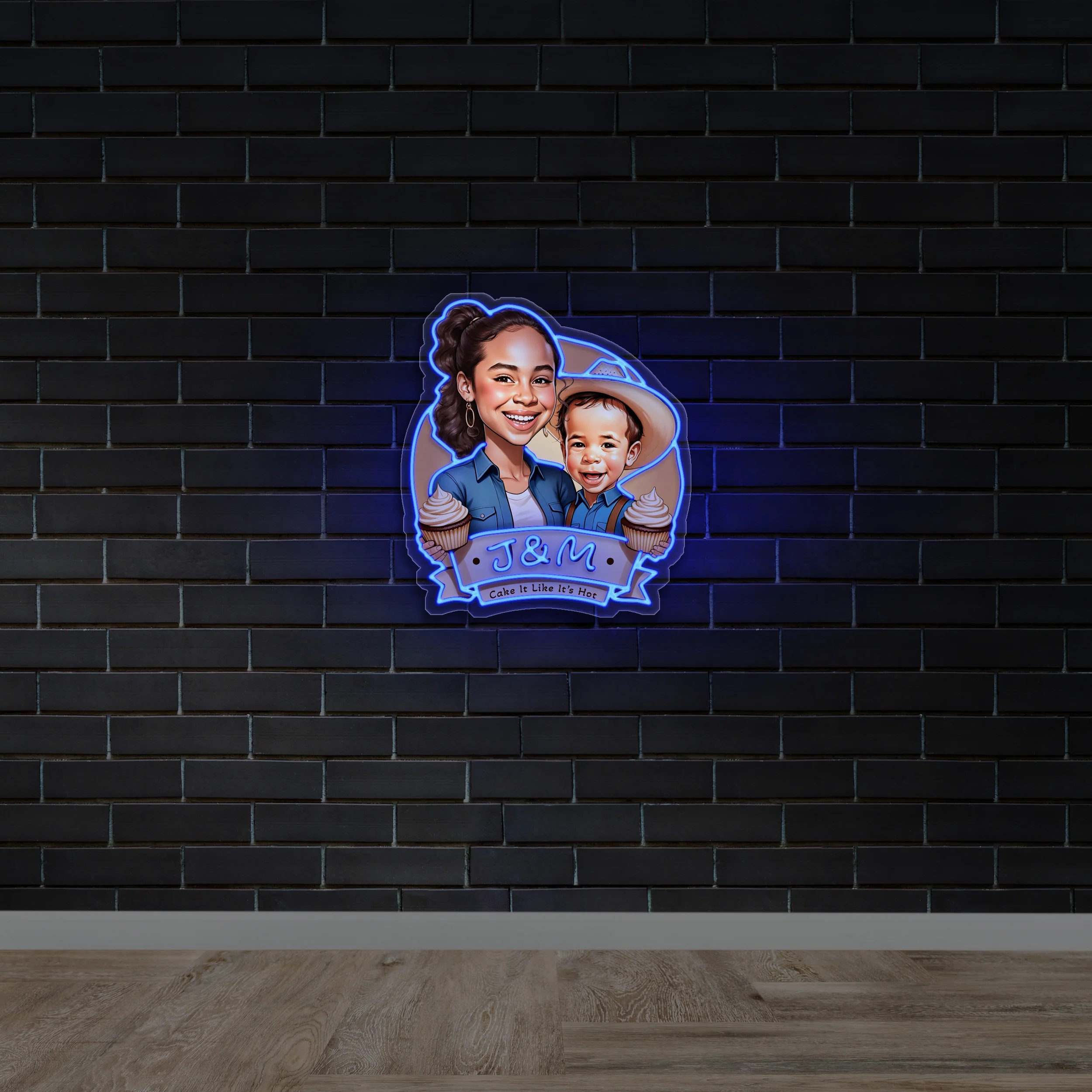 J & M - Premium Neon Artwork