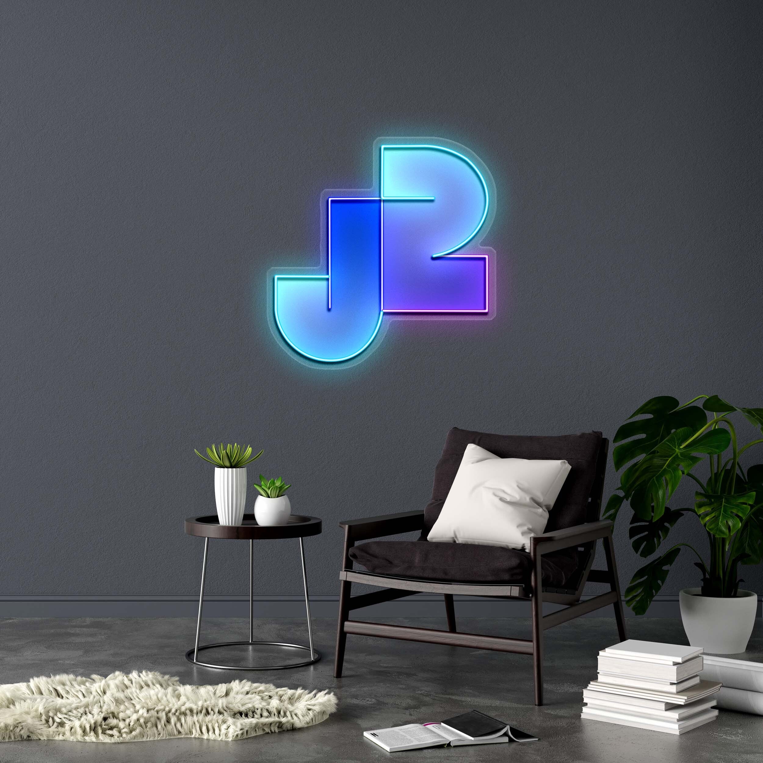 J2 - Premium Neon Artwork