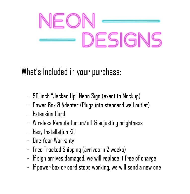 Jacked Up - Premium Neon Artwork - Image 2