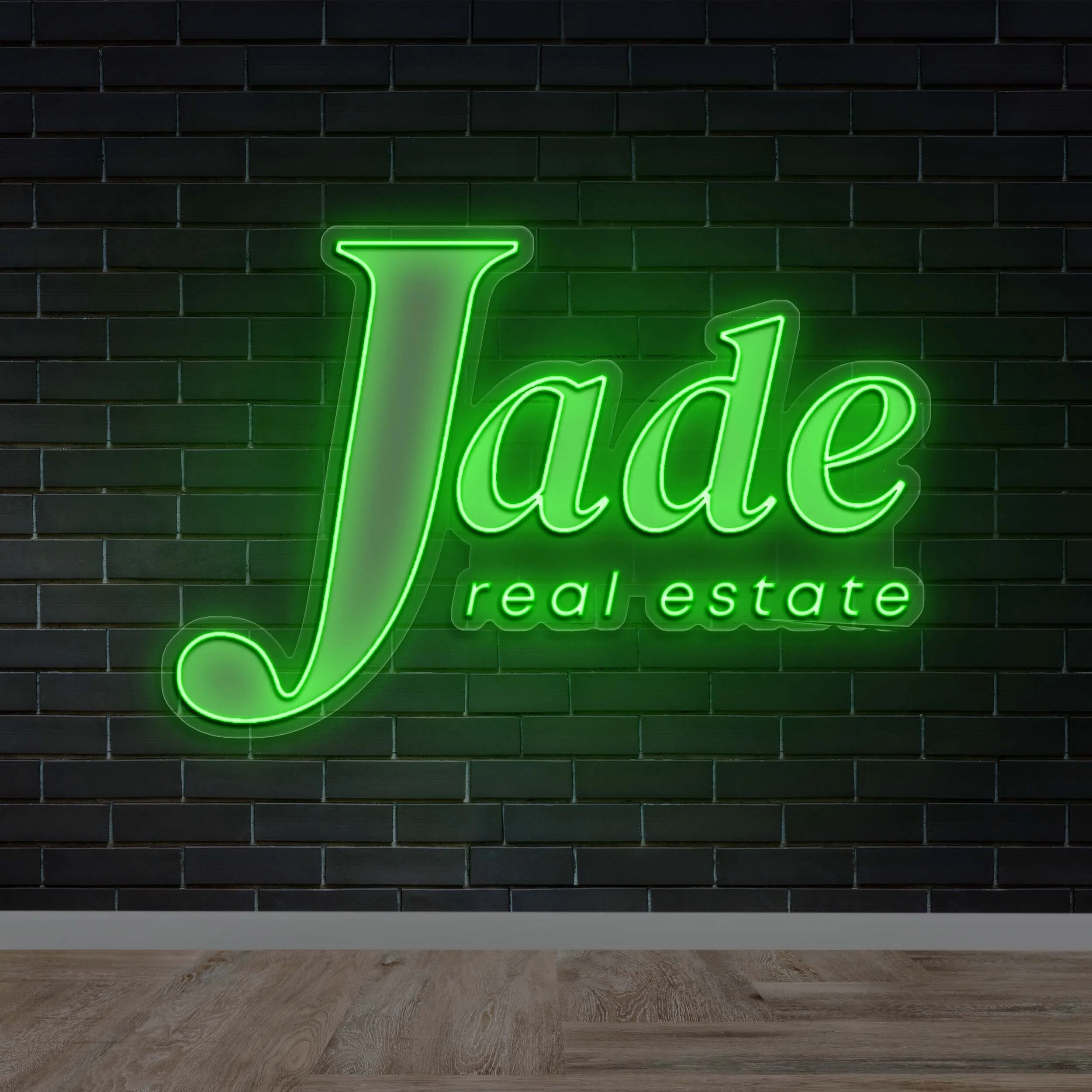 Jade Real Estate – Premium Neon Artwork - Image 2