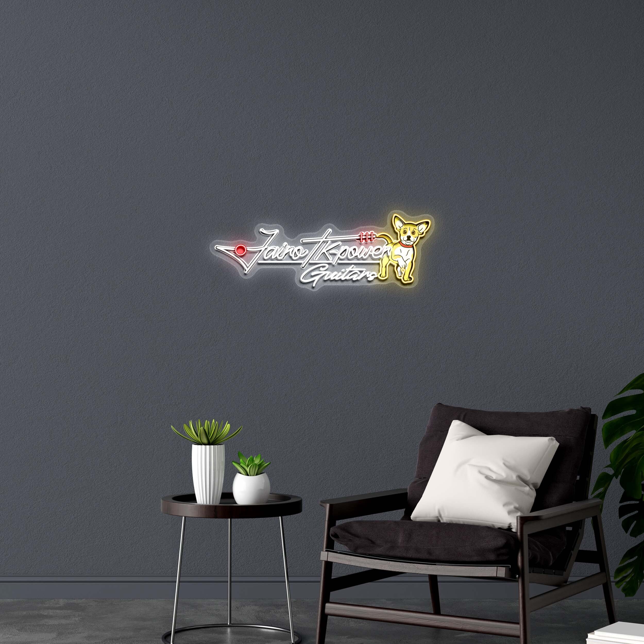 Jairo TK-power Guitars - Premium Neon Artwork