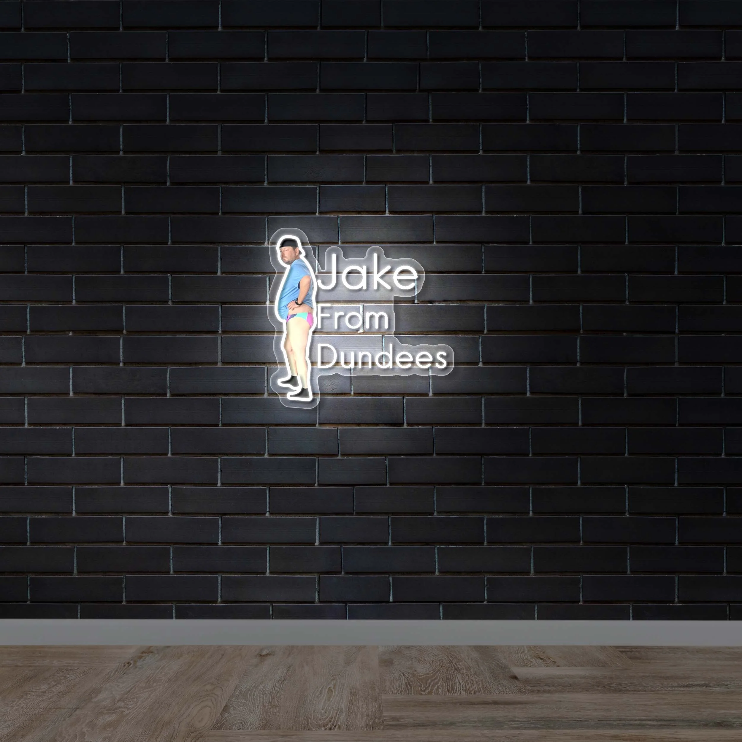 Jake From Dundees - Premium Neon Artwork