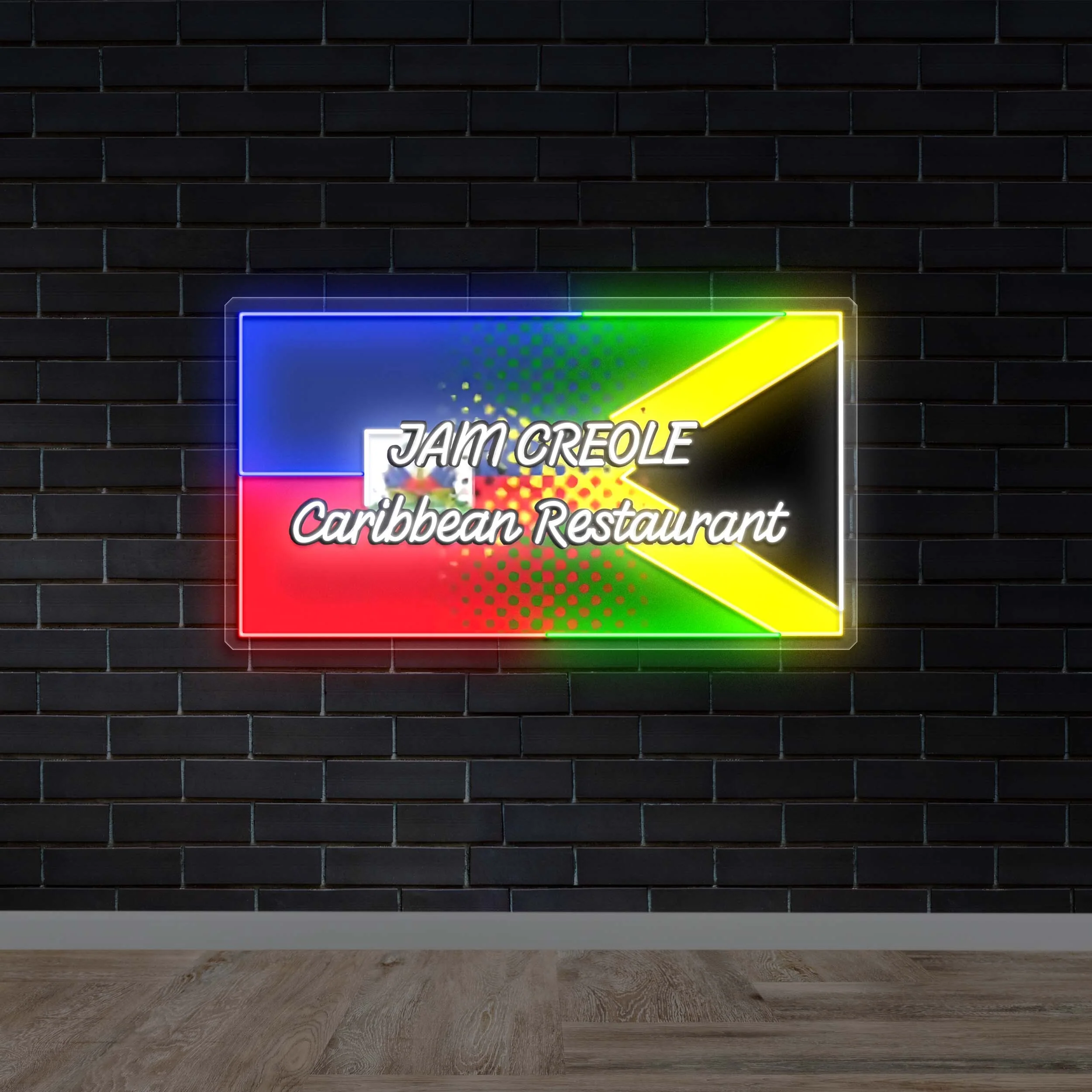JAM CREOLE Caribbean Restaurant - Premium Neon Artwork - Image 2