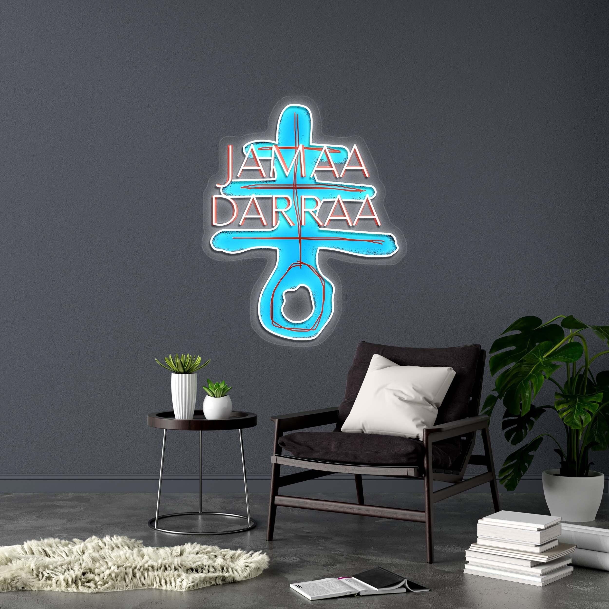 JAMAA DARRAA - Premium Neon Artwork