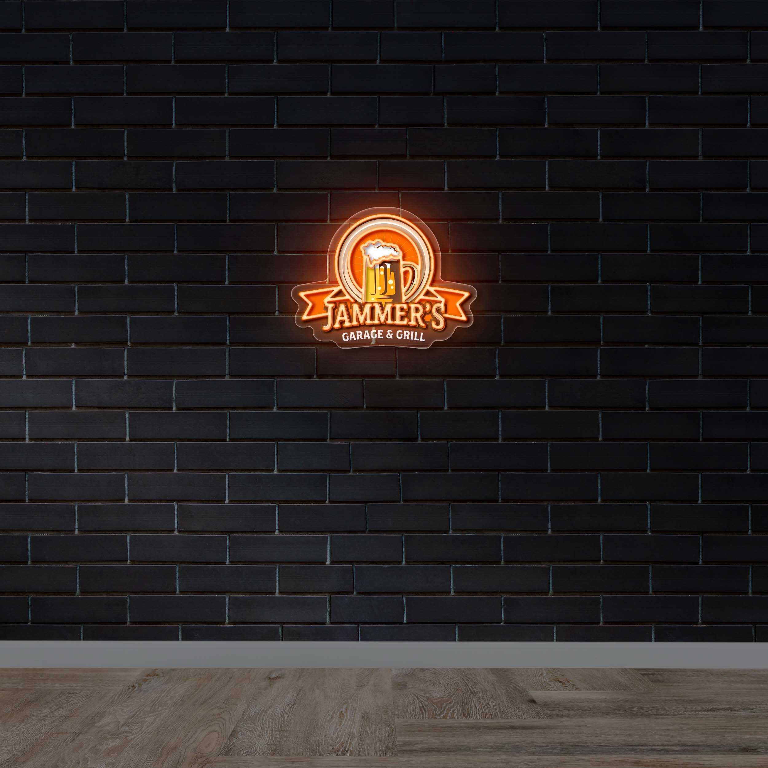 Jammer’s Garage & Grill - Premium Neon Artwork