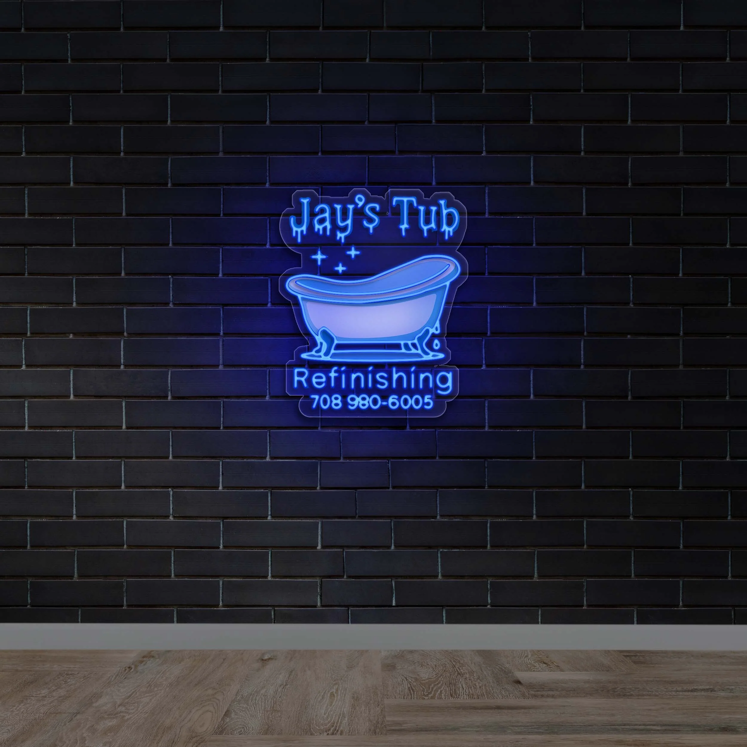JAY'S TUB - Premium Neon Artwork