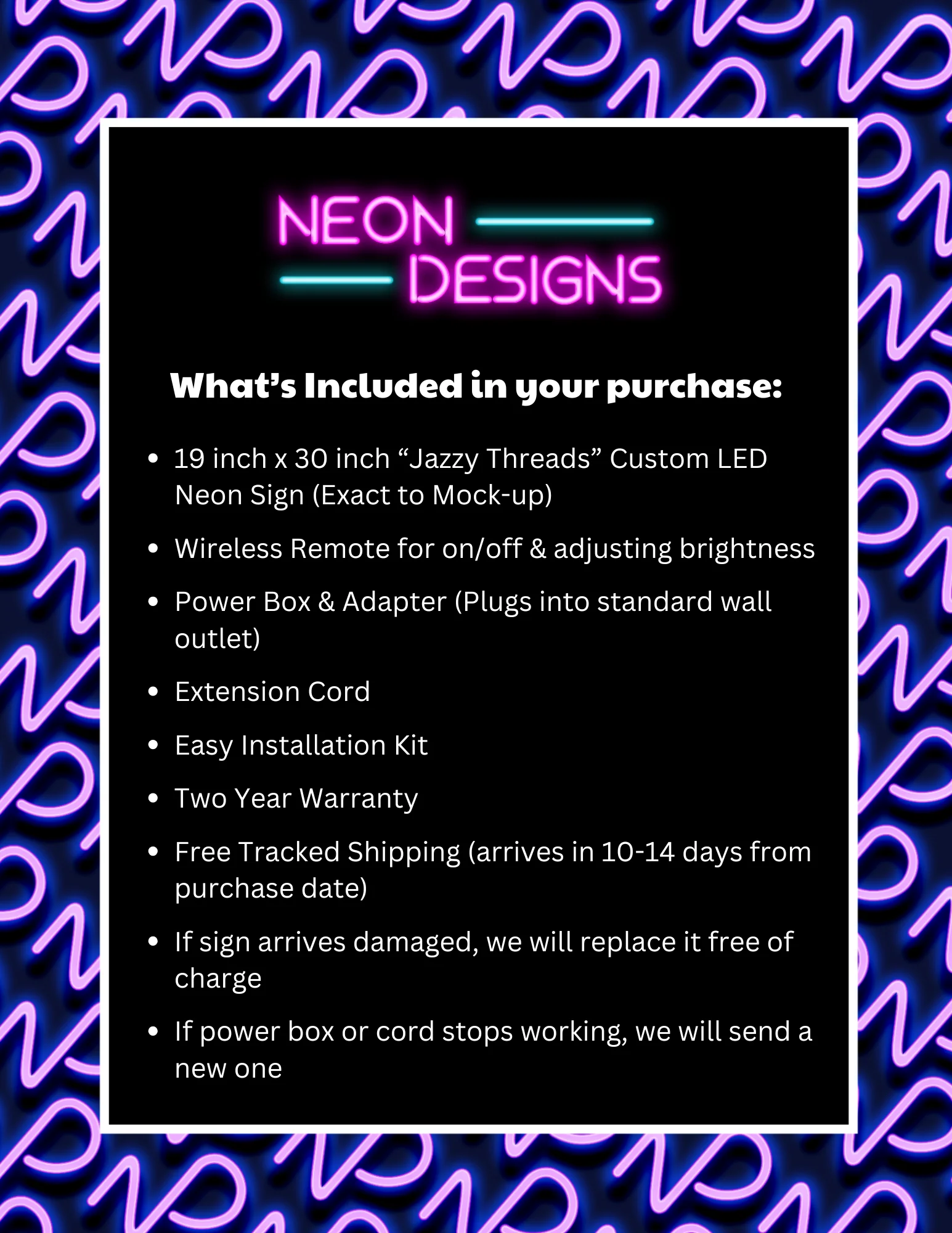 Jazzy Threads – Premium Neon Artwork - Image 2