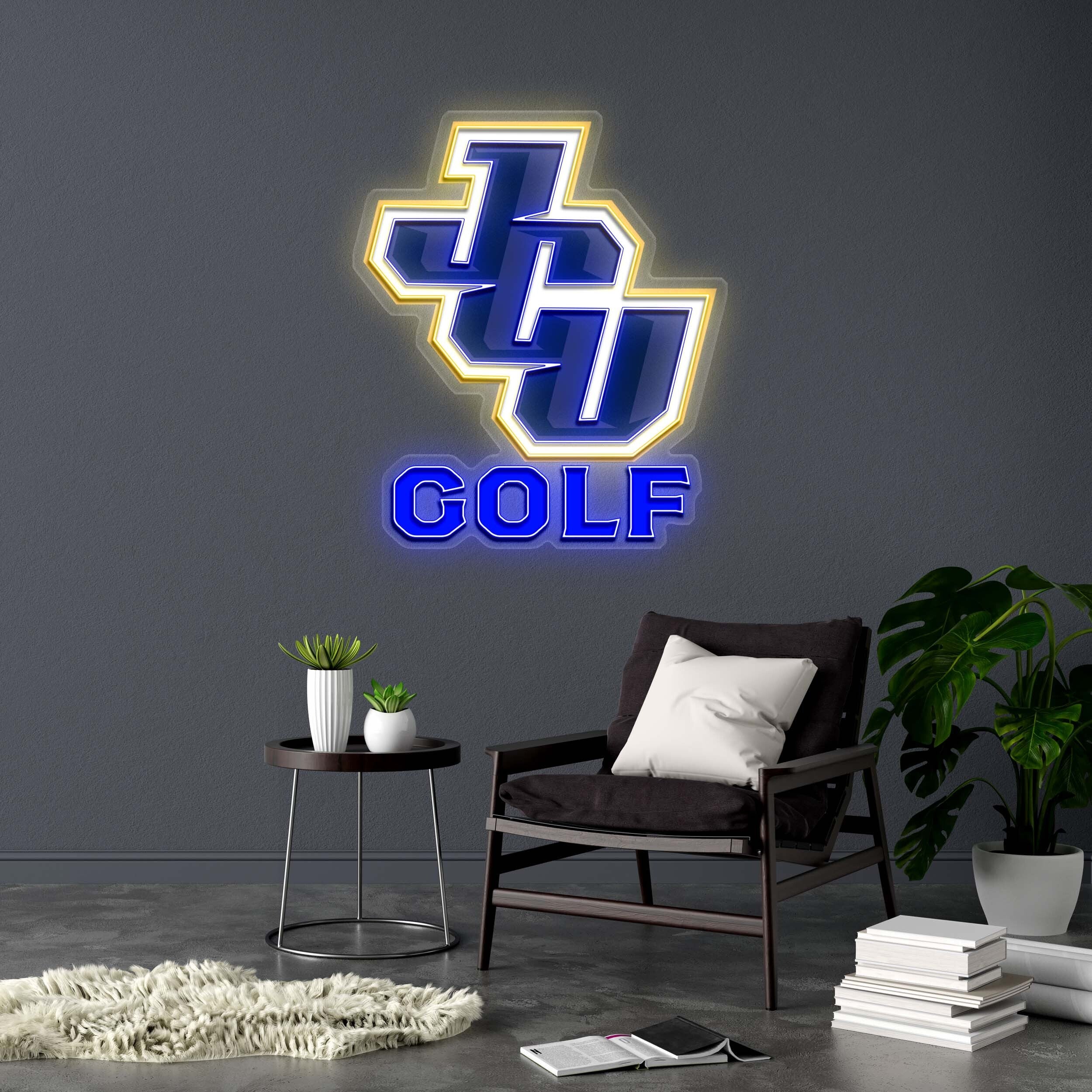 JCU GOLF | 2nd Version - Premium Neon Artwork