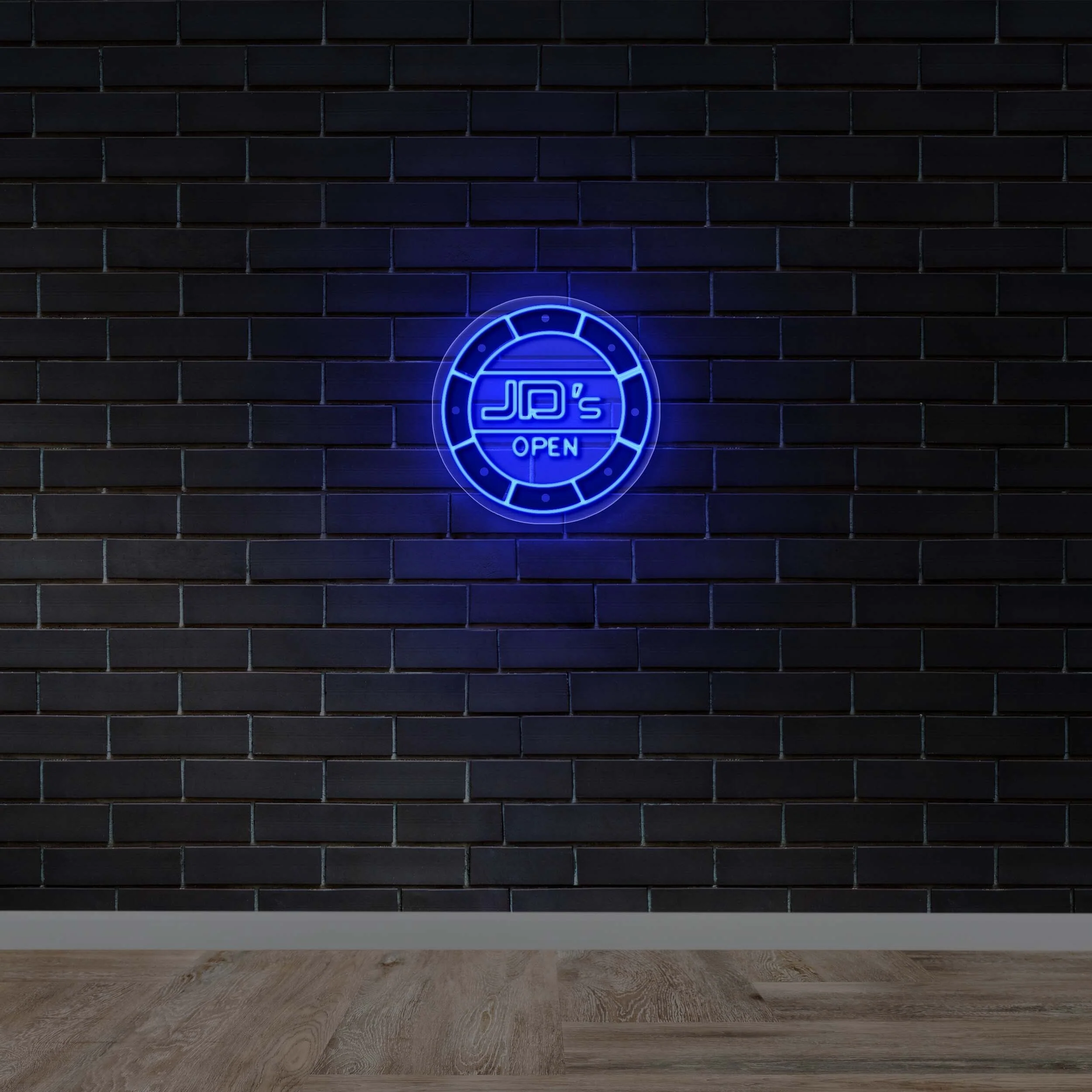 JD's OPEN - Premium Neon Artwork