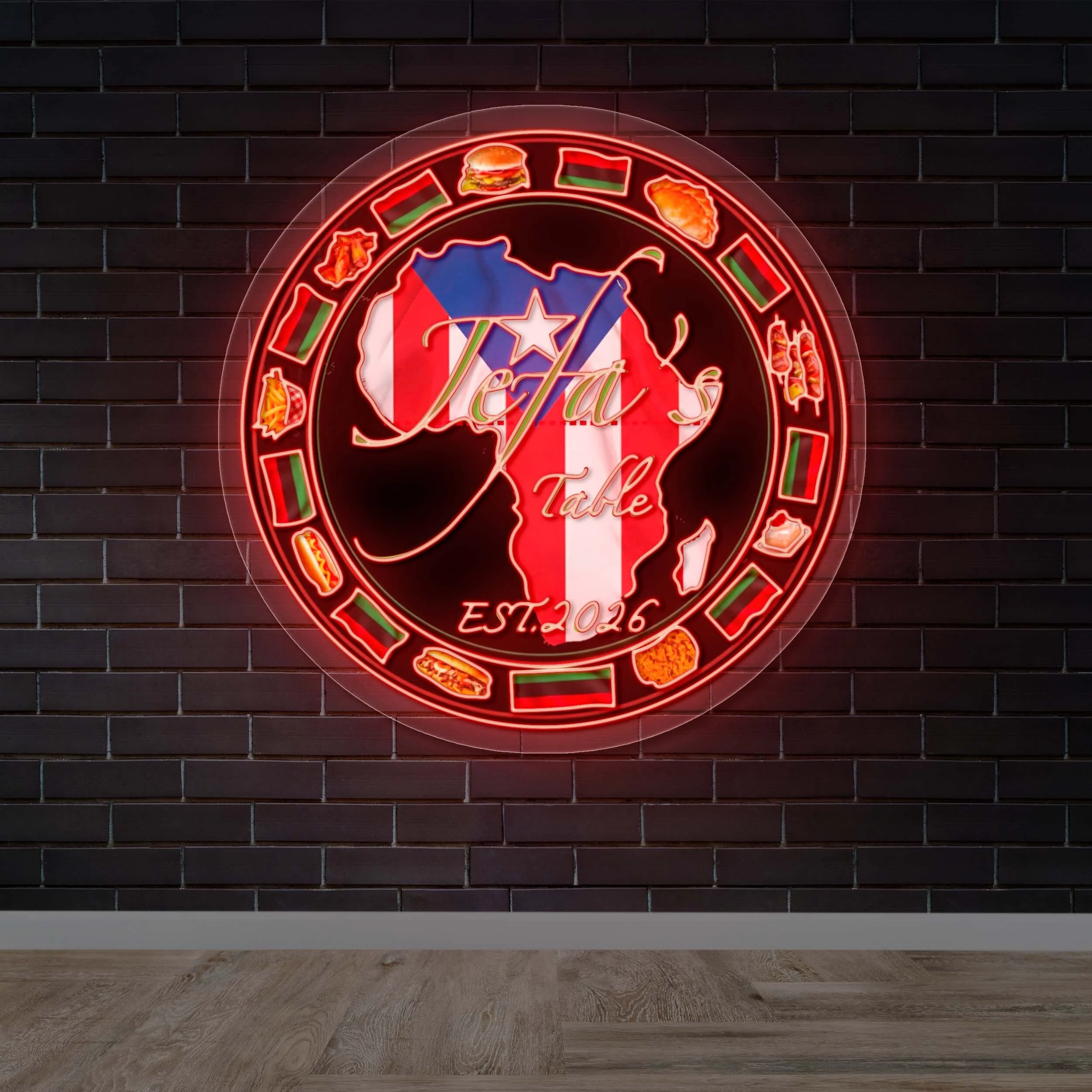 Jefa’s Table - Premium Neon Artwork